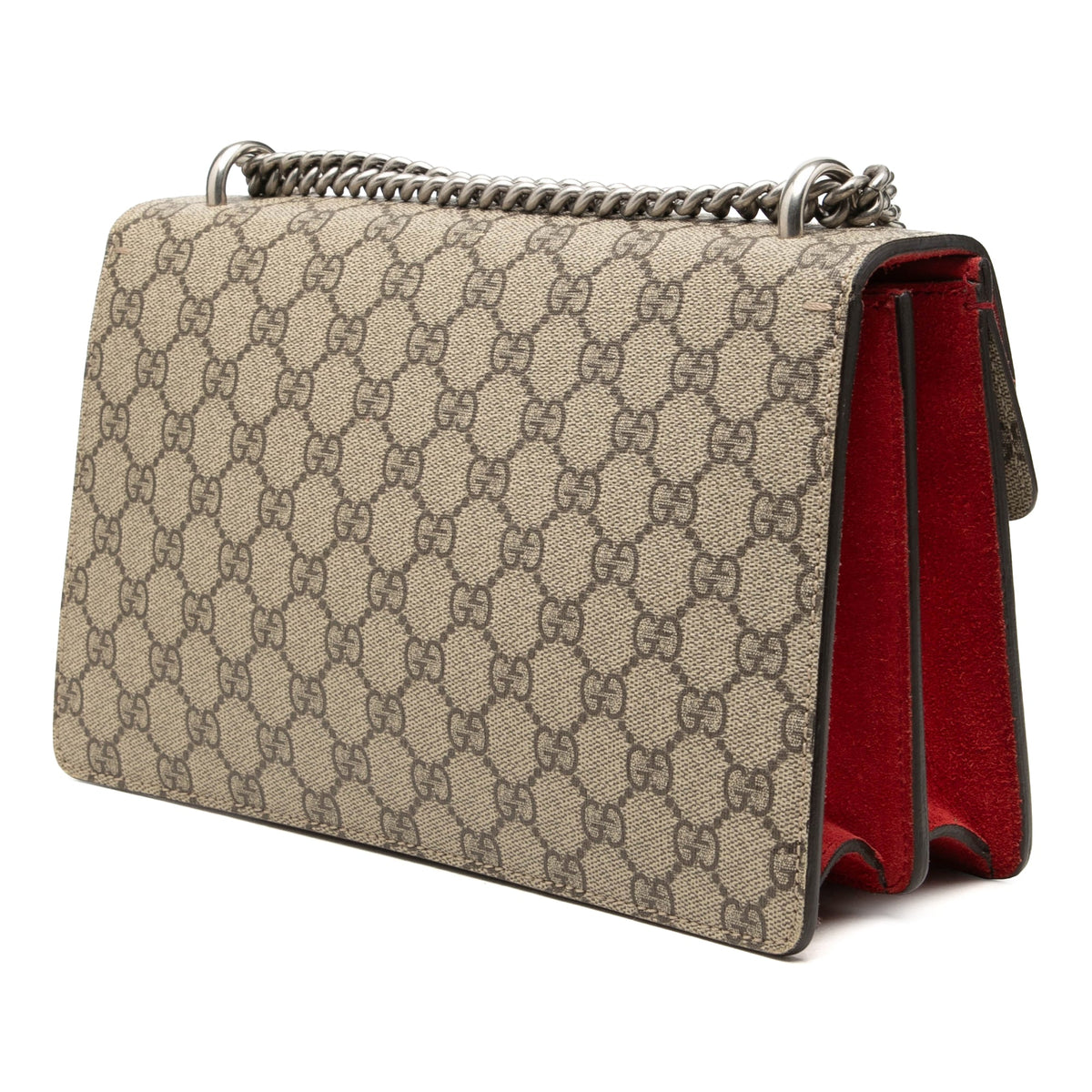 Gucci Medium GG Supreme Dionysus Shoulder Bag — Beige