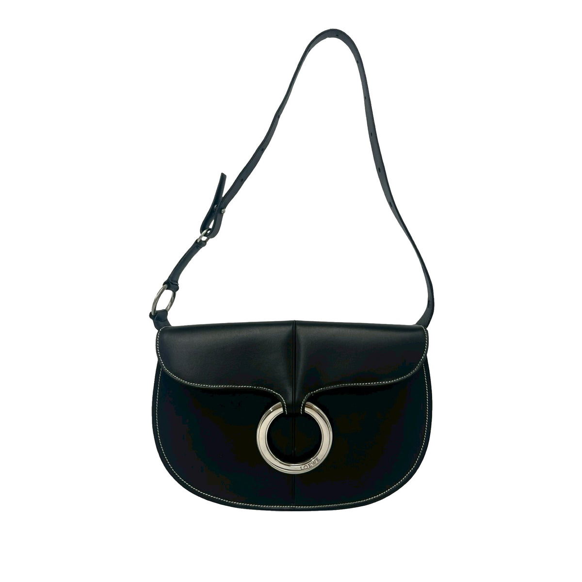 LOEWE Special Edition Dulcinea Leather Ring Shoulder Bag