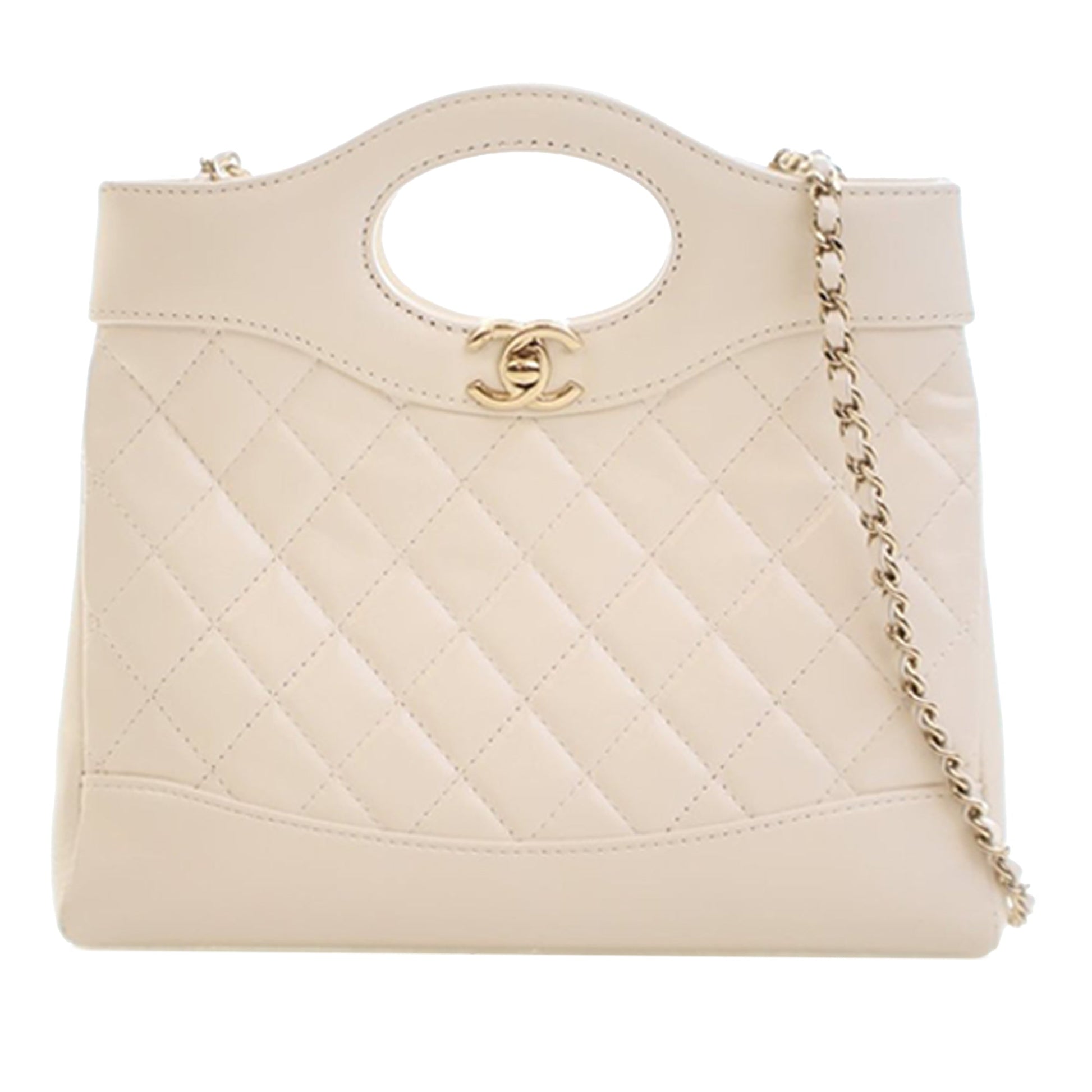 Chanel Mini Shiny Lambskin 31 Shopping Bag