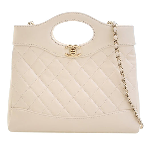Chanel Mini Shiny Lambskin 31 Shopping Bag