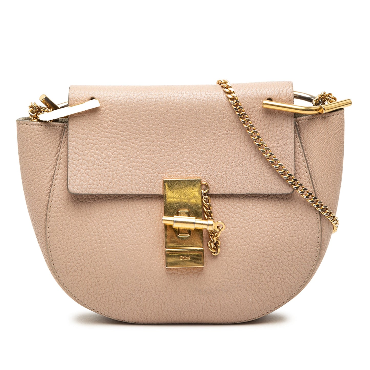 Chloé Mini Grained Lambskin Drew Crossbody