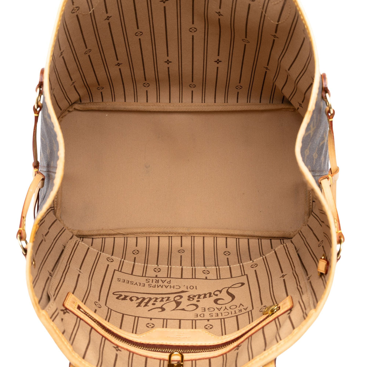 Louis Vuitton Monogram Neverfull MM — Brown