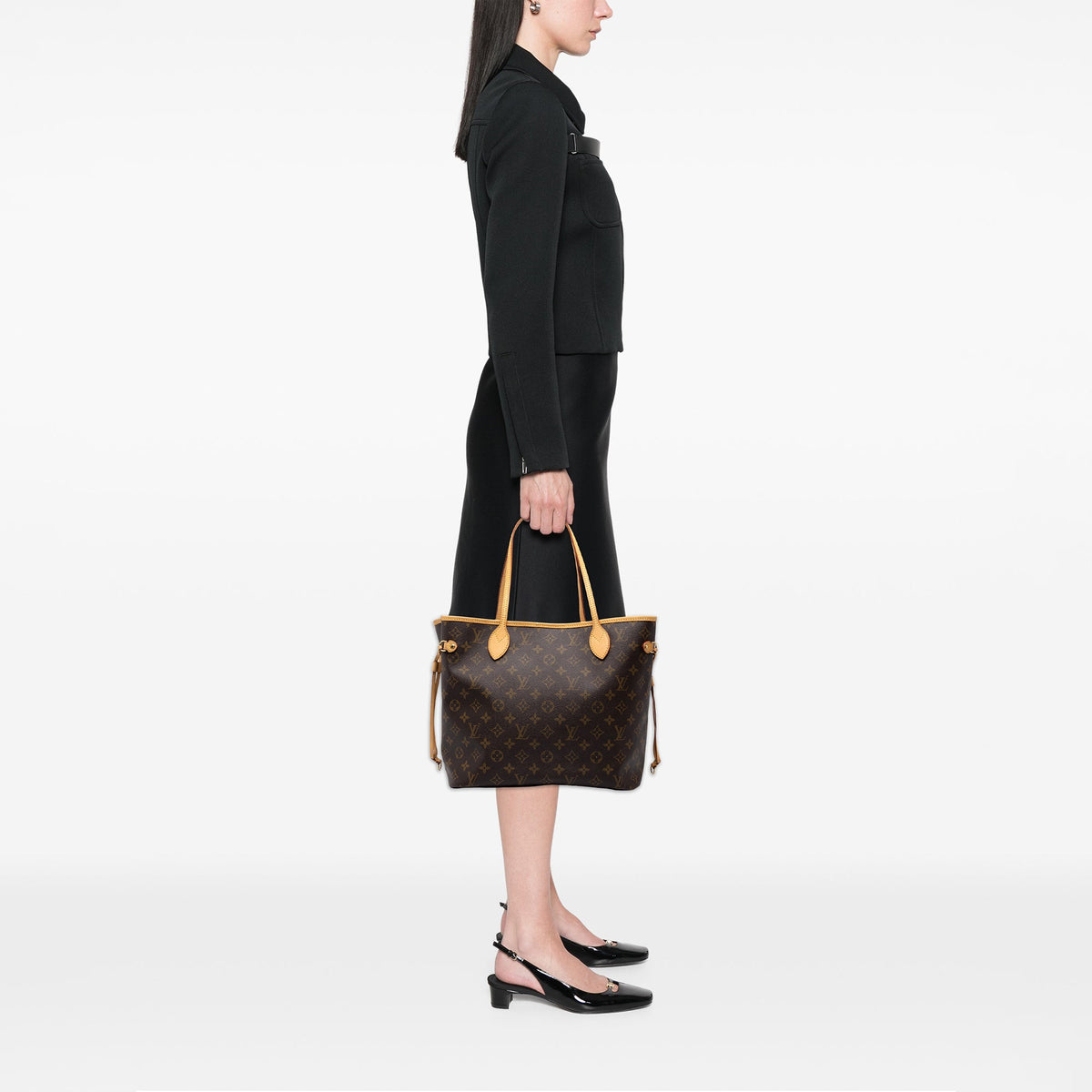 Louis Vuitton Monogram Neverfull MM — Brown