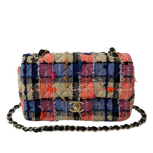 Chanel Small Classic Tweed Single Flap