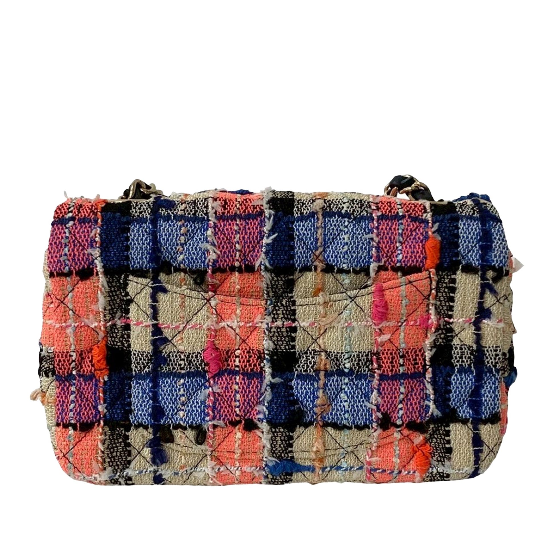 Chanel Small Classic Tweed Single Flap
