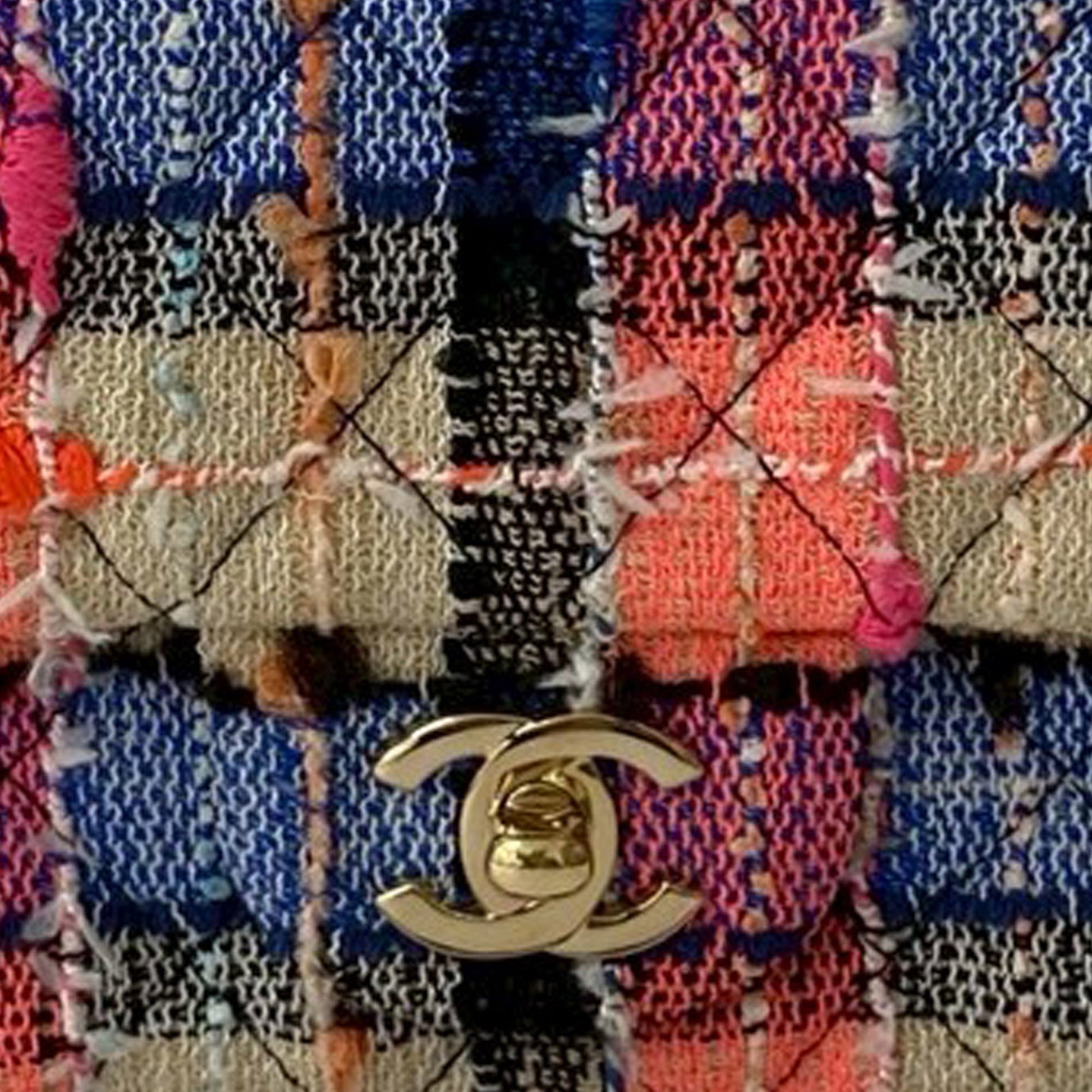 Chanel Small Classic Tweed Single Flap
