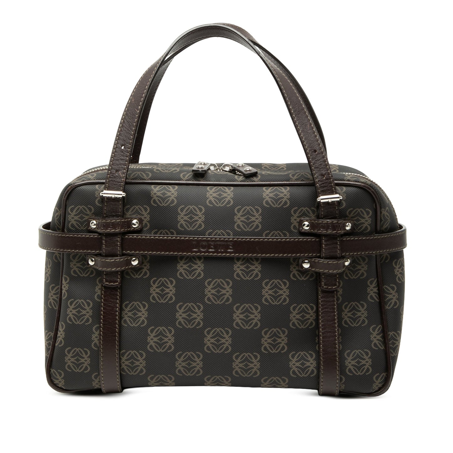 LOEWE Anagram Coated Canvas Handbag