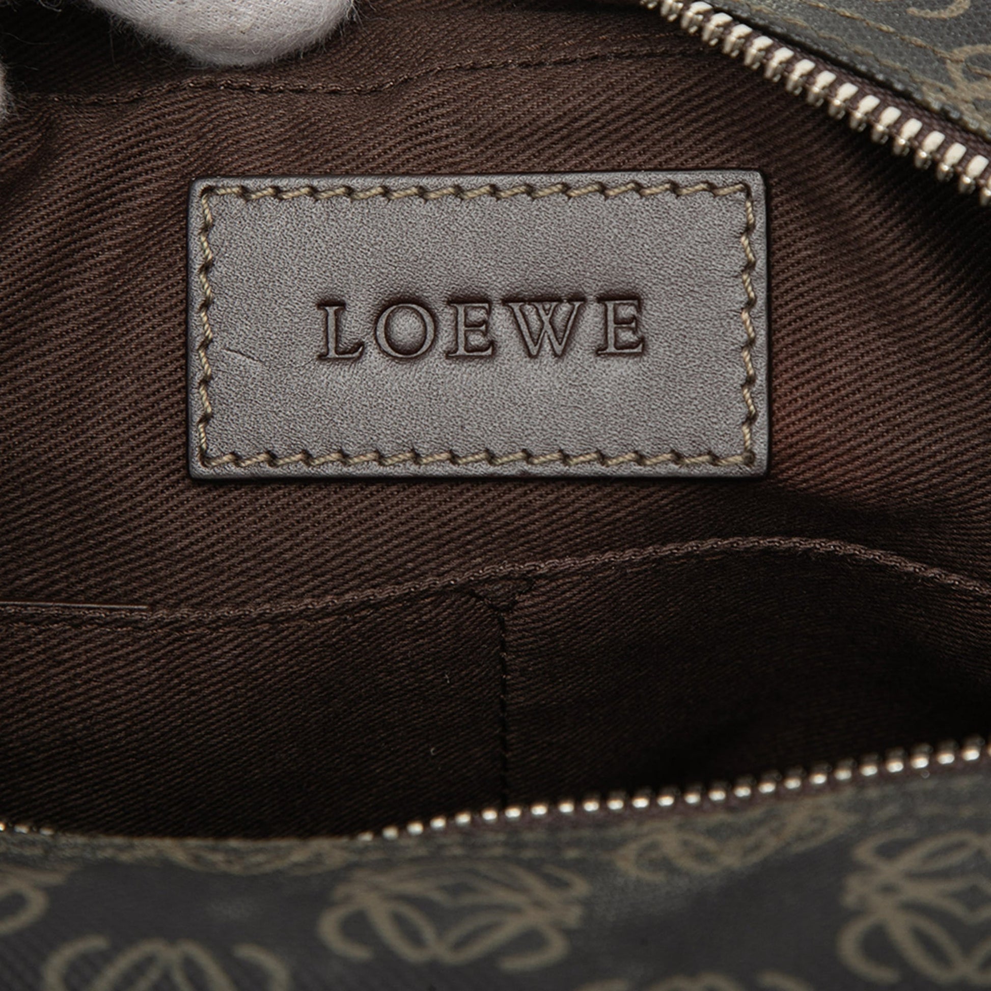 LOEWE Anagram Coated Canvas Handbag