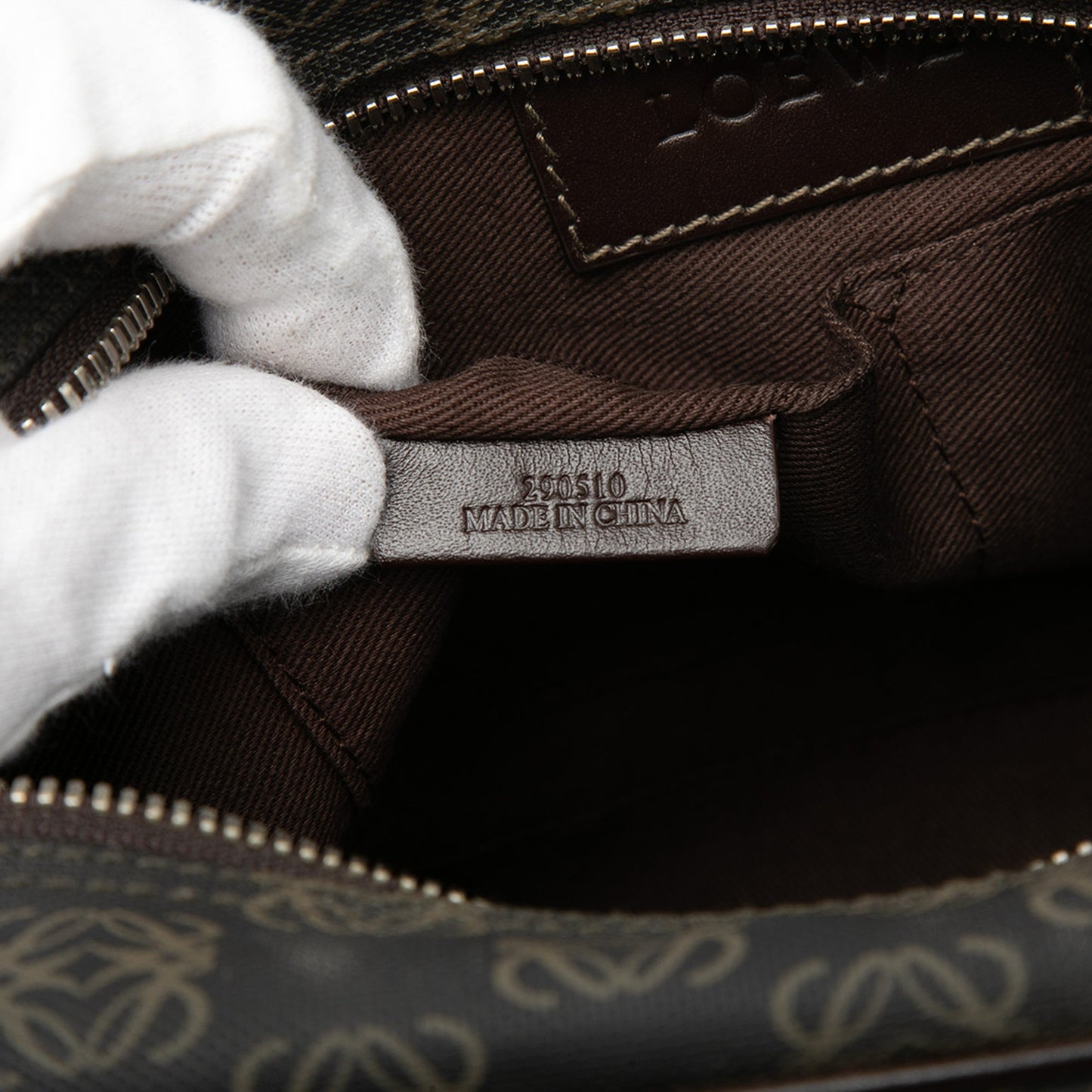LOEWE Anagram Coated Canvas Handbag
