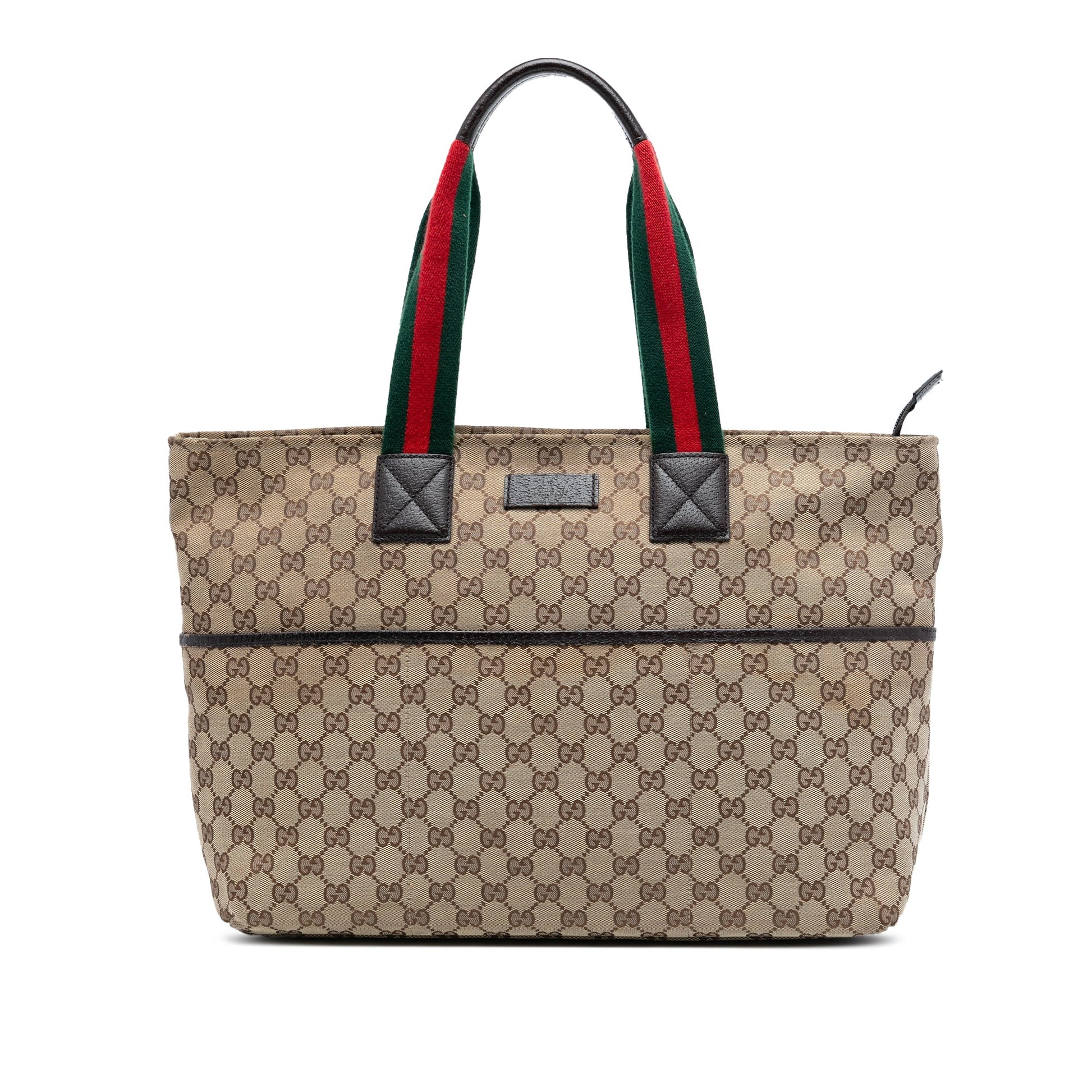 GG Canvas Web Tote
