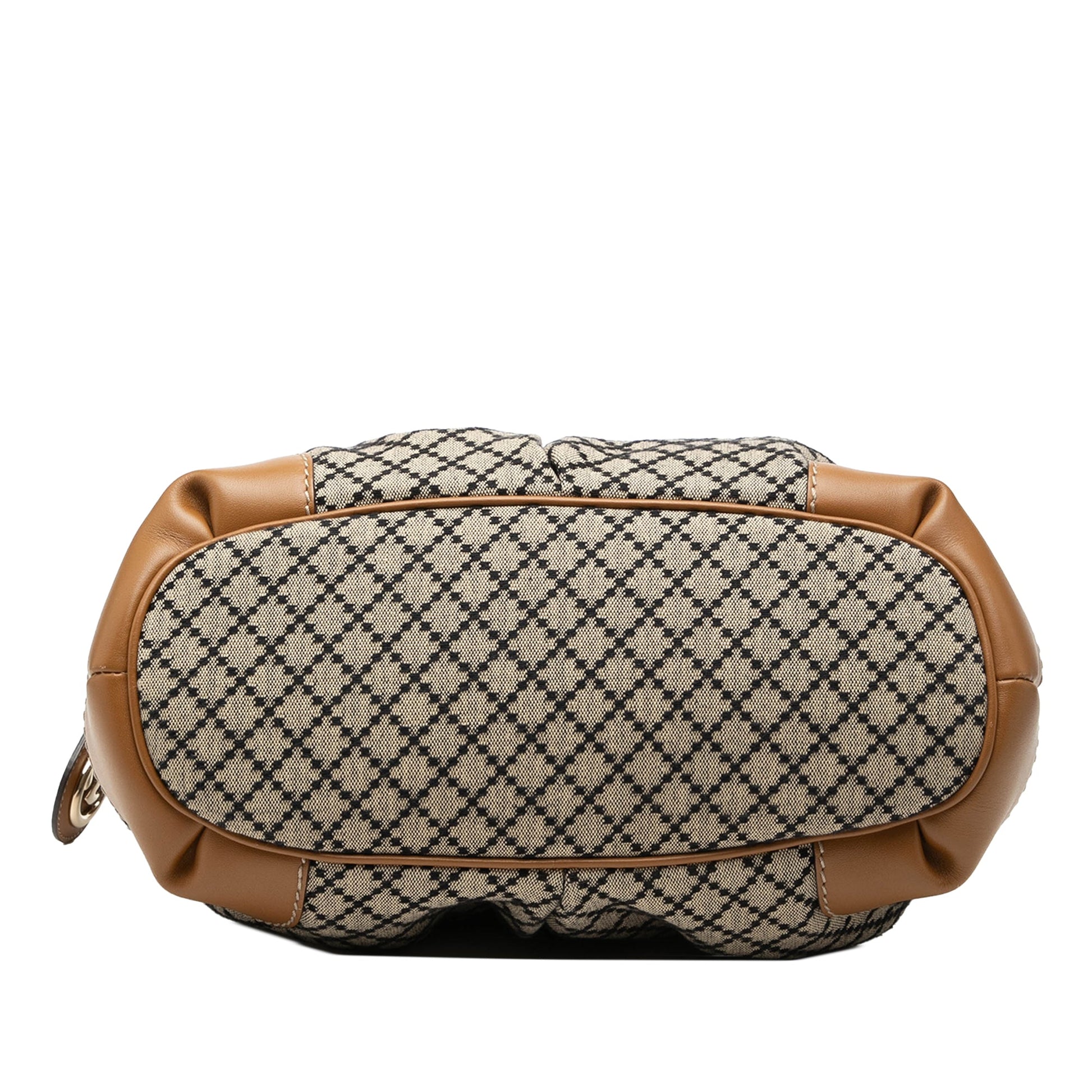 Gucci Diamante Canvas Sukey Satchel