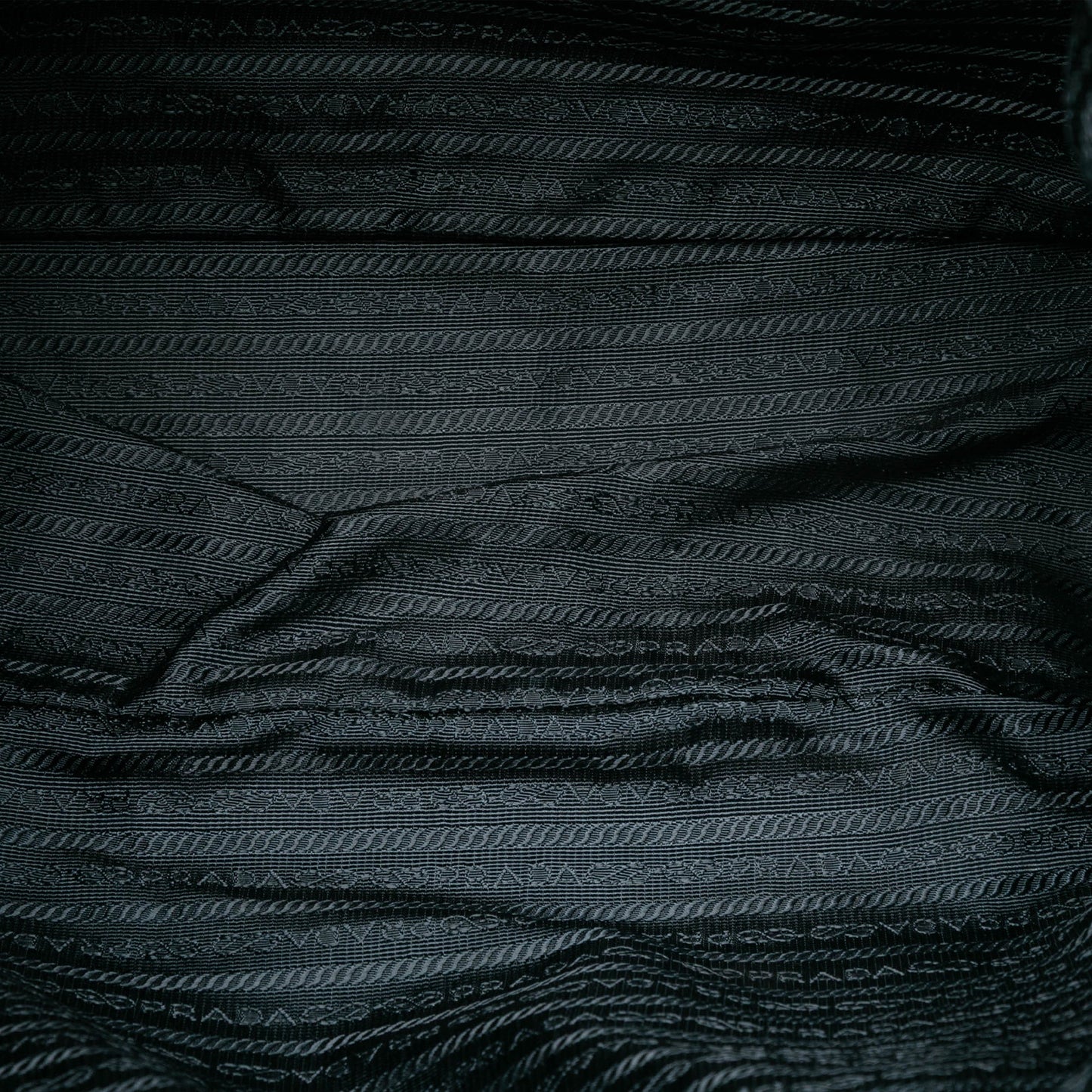 Prada Saffiano Trimmed Tessuto Tote