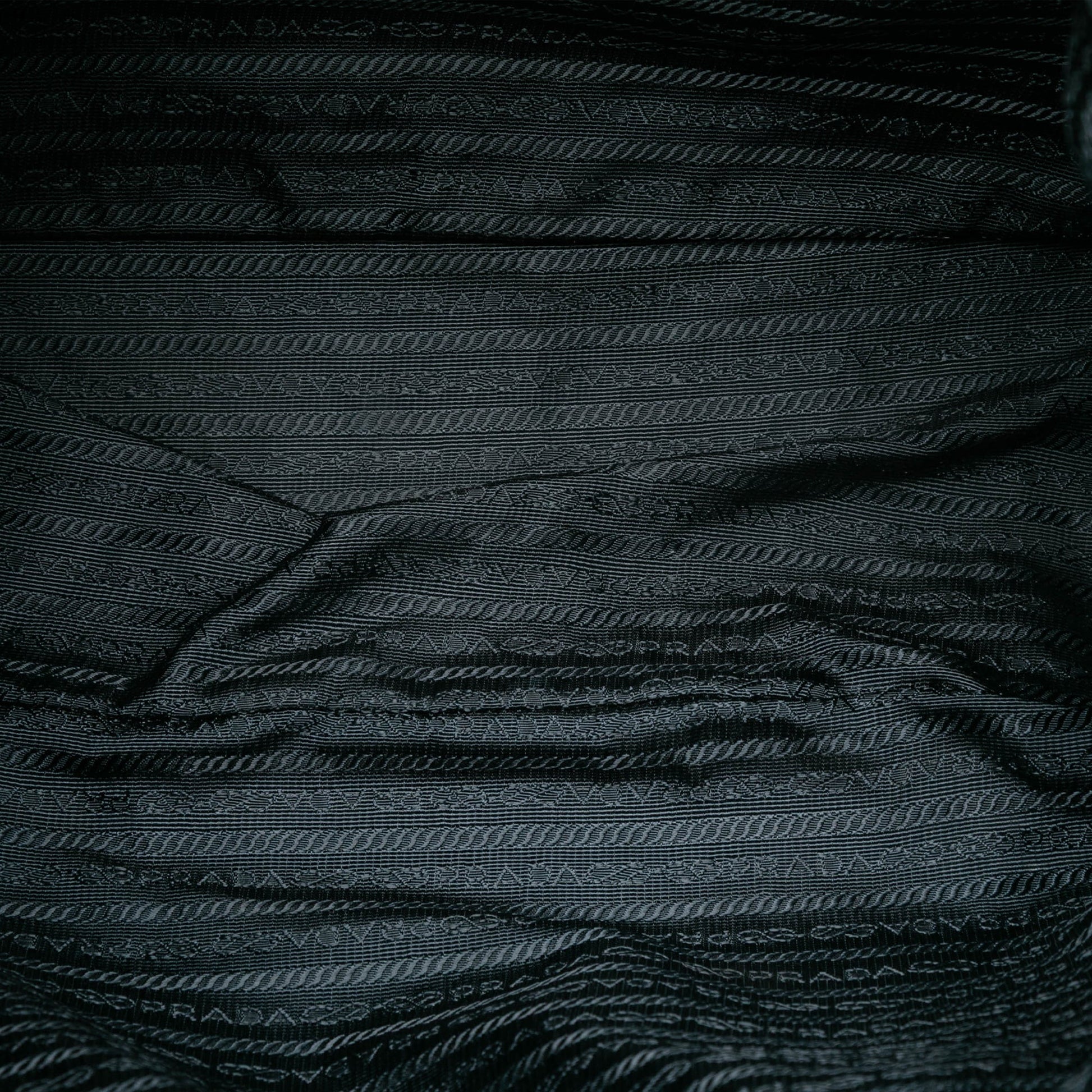 Prada Saffiano Trimmed Tessuto Tote