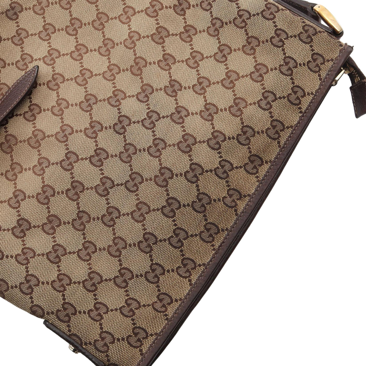 Gucci GG Canvas Abbey D Ring Crossbody — Beige