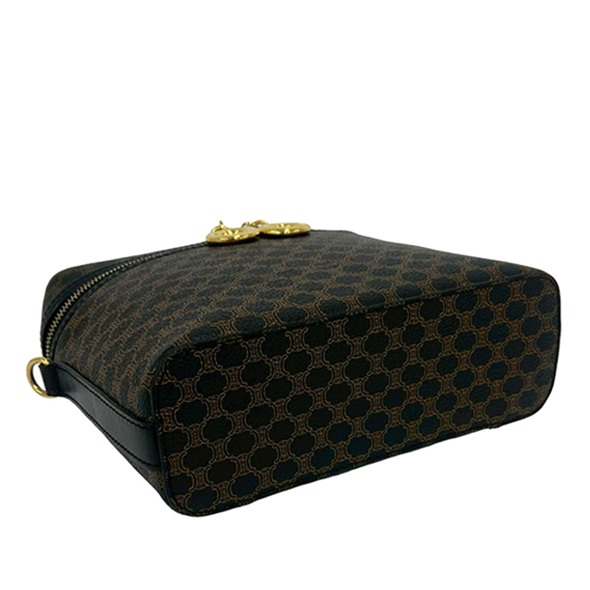 Celine Macadam Coated Canvas Vanity Bag