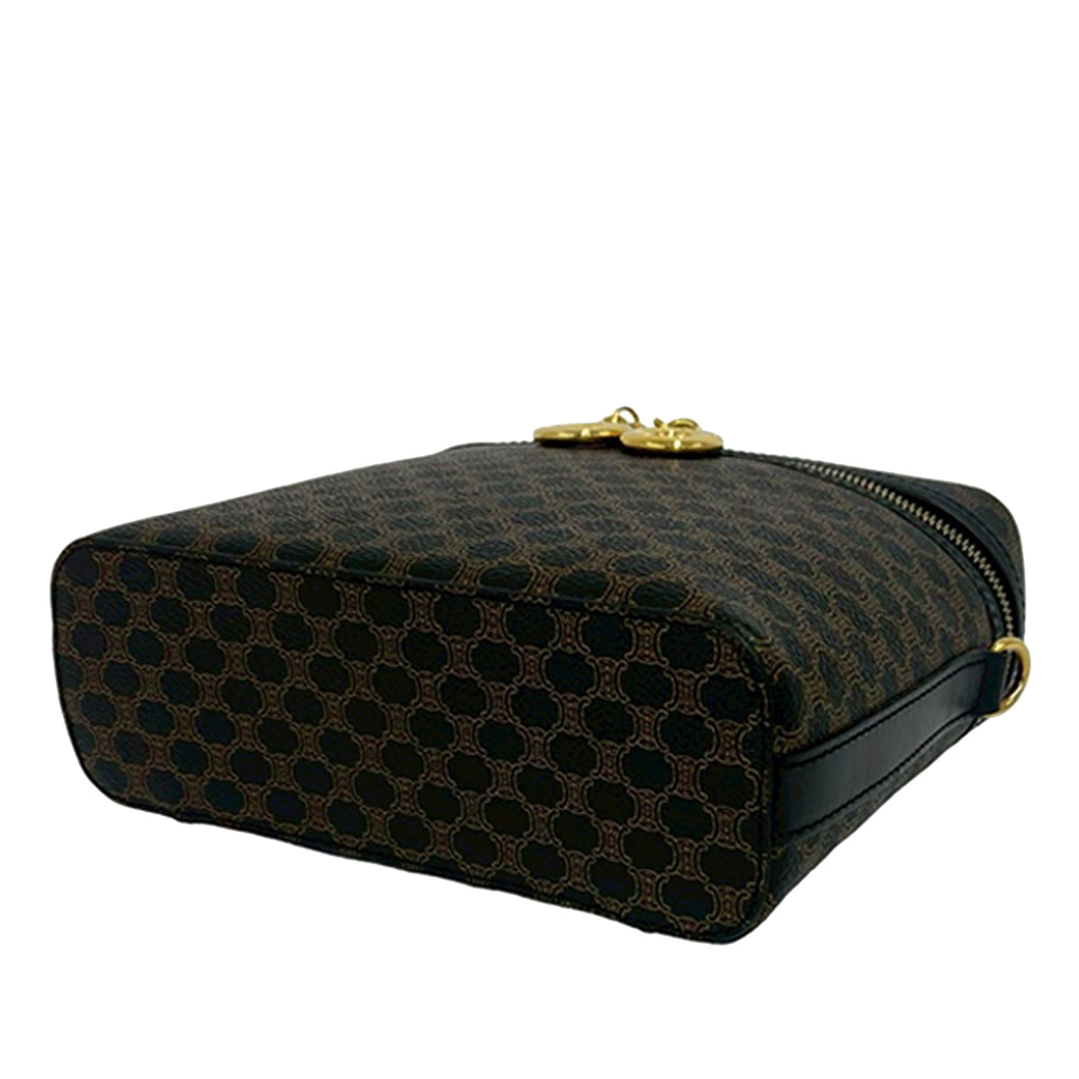 Celine Macadam Coated Canvas Vanity Bag