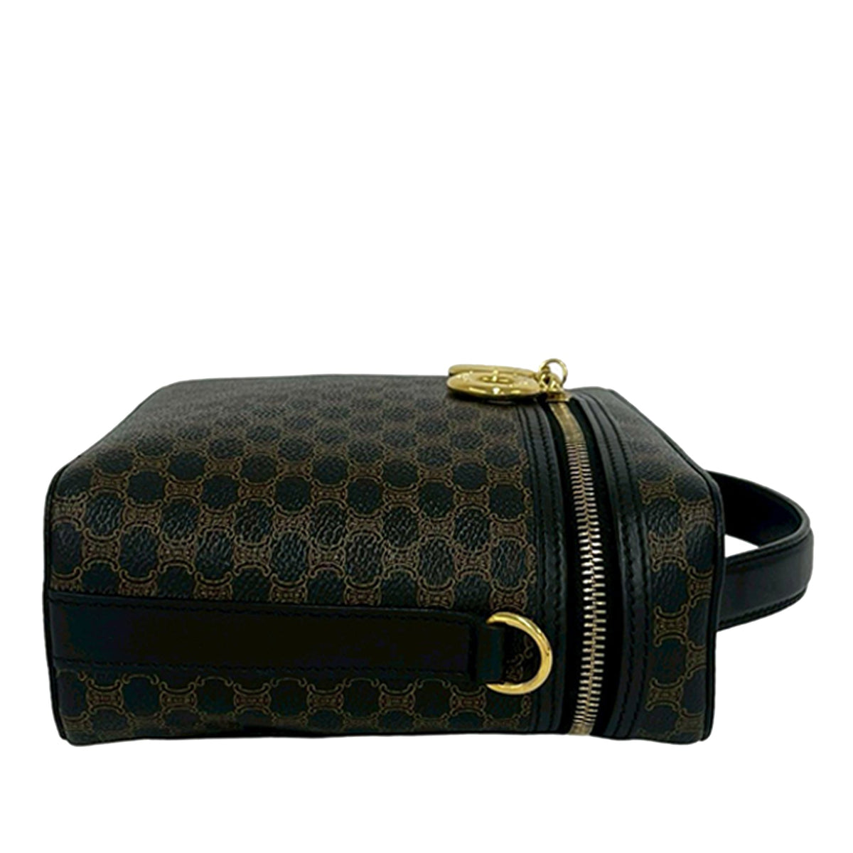 Celine Macadam Coated Canvas Vanity Bag
