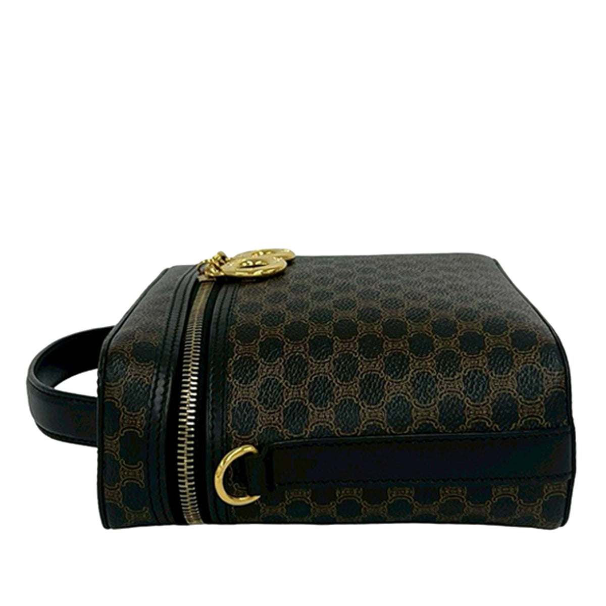 Celine Macadam Coated Canvas Vanity Bag
