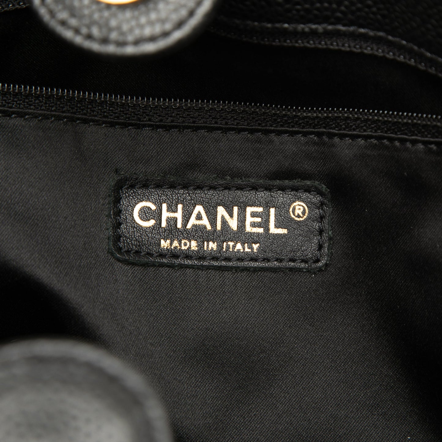 Chanel Caviar Petite Shopping Tote