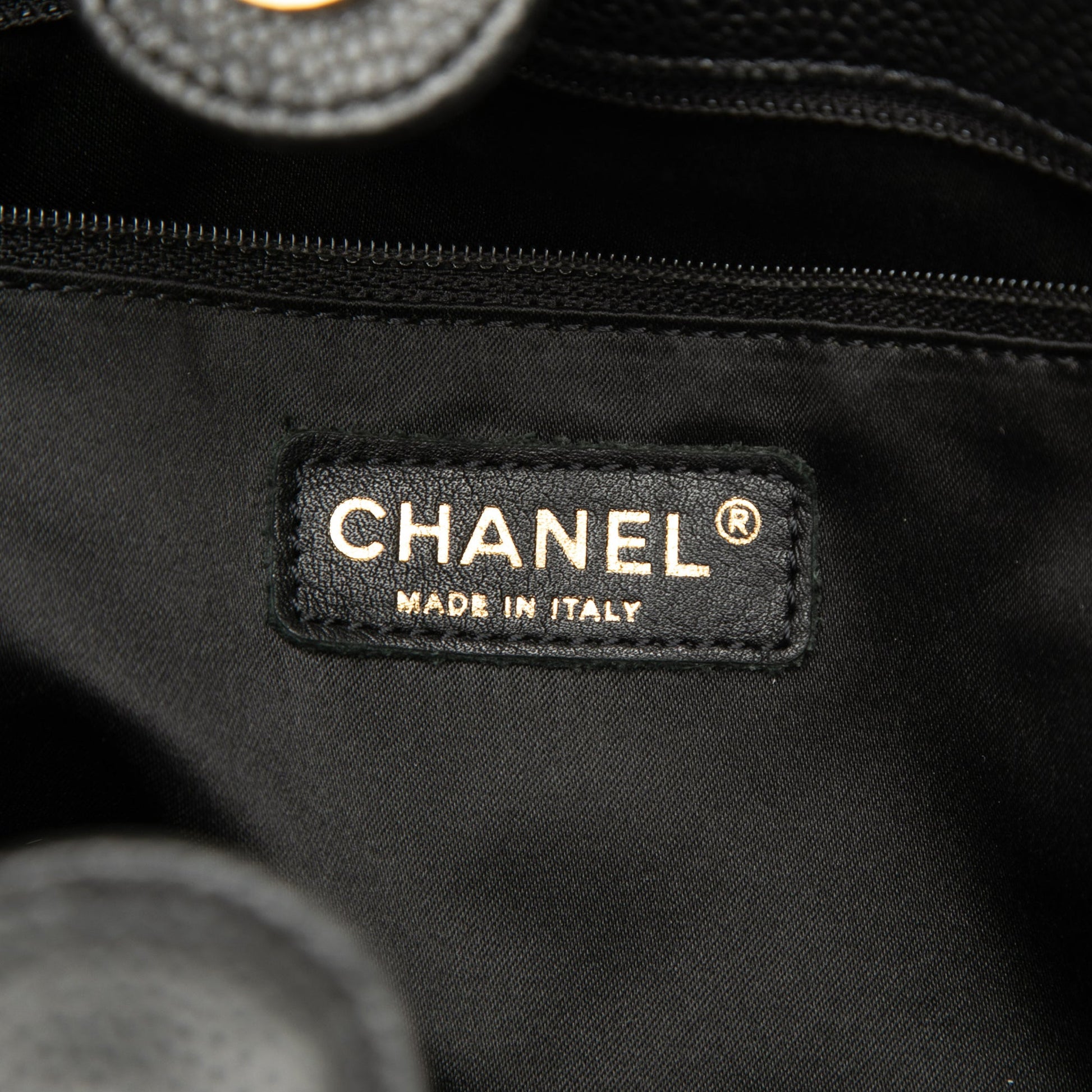 Chanel Caviar Petite Shopping Tote