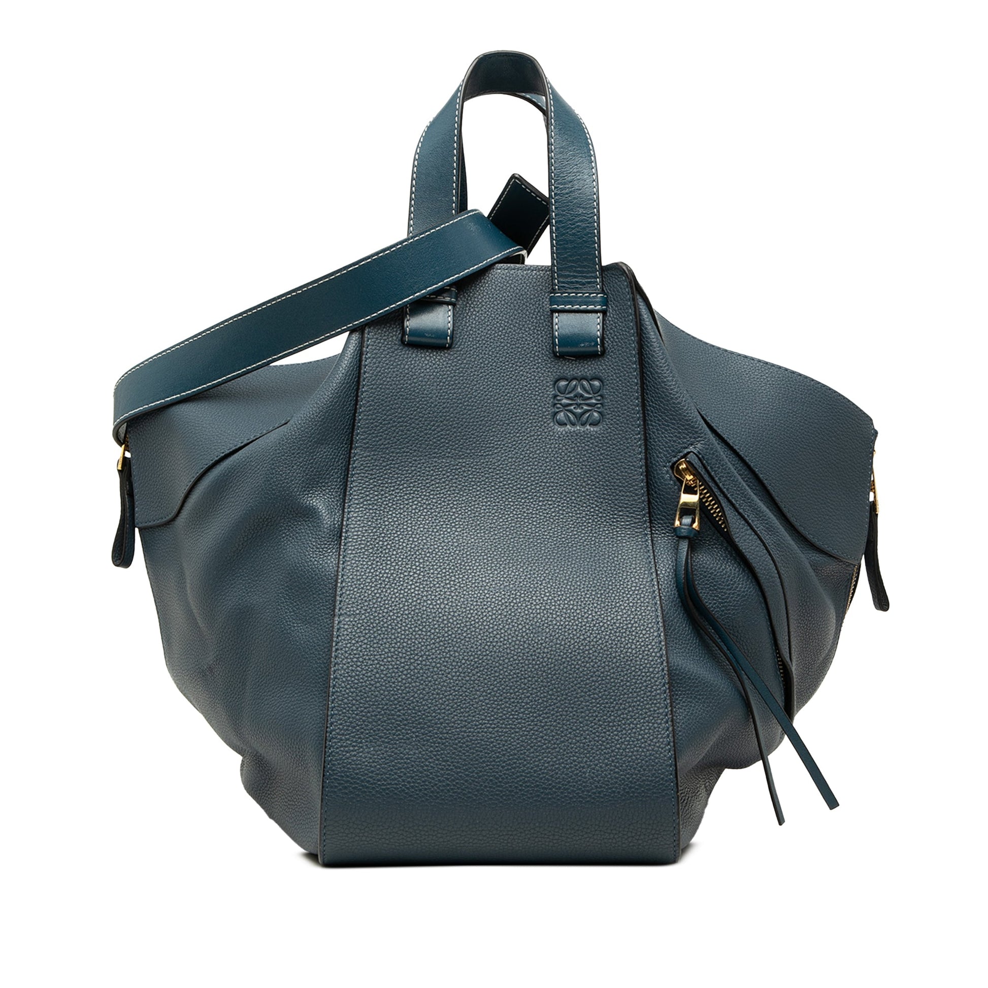 LOEWE Medium Grained Calfskin Hammock Satchel