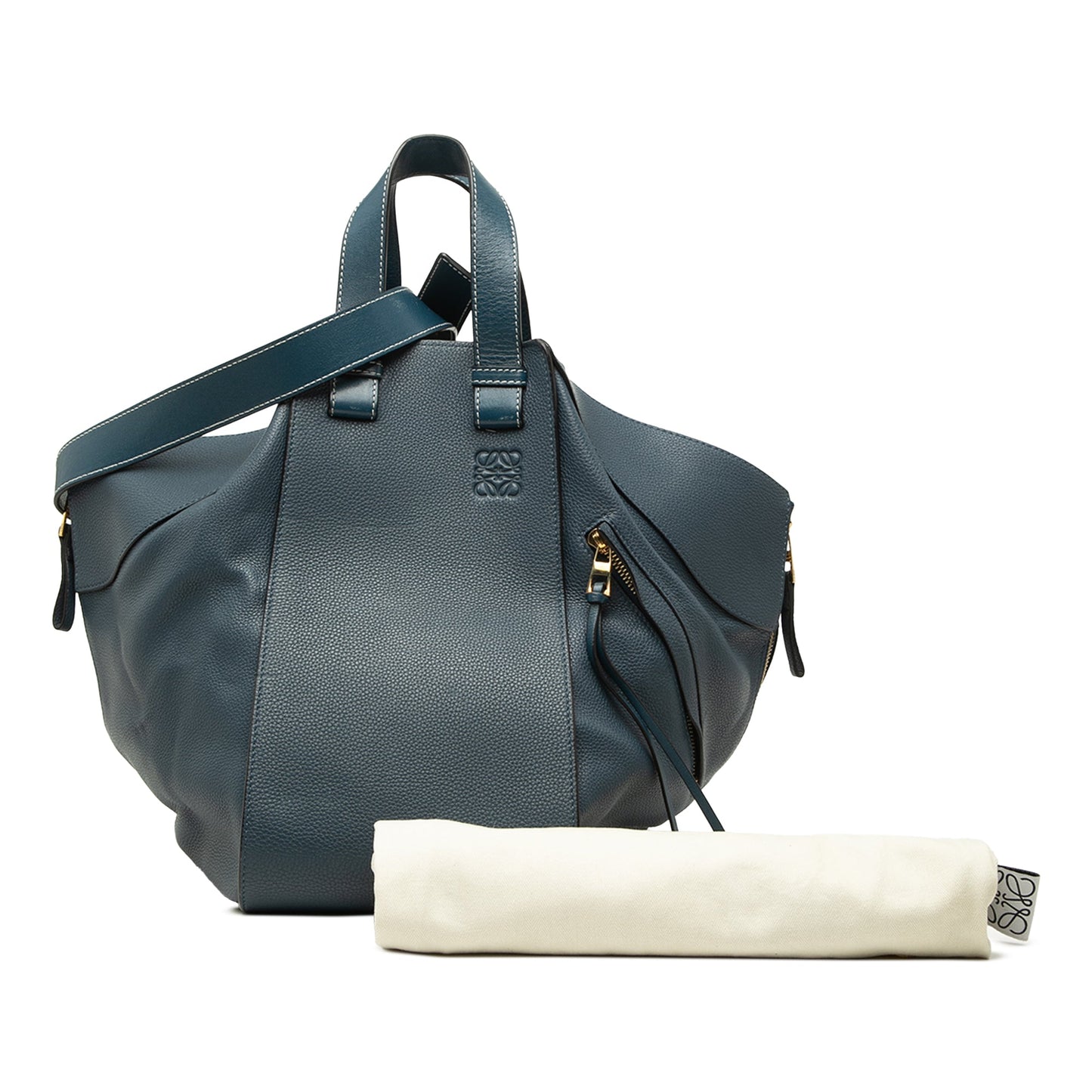 LOEWE Medium Grained Calfskin Hammock Satchel