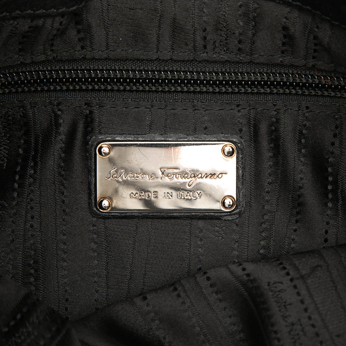 Ferragamo Grained Calfskin Graziella Crossbody