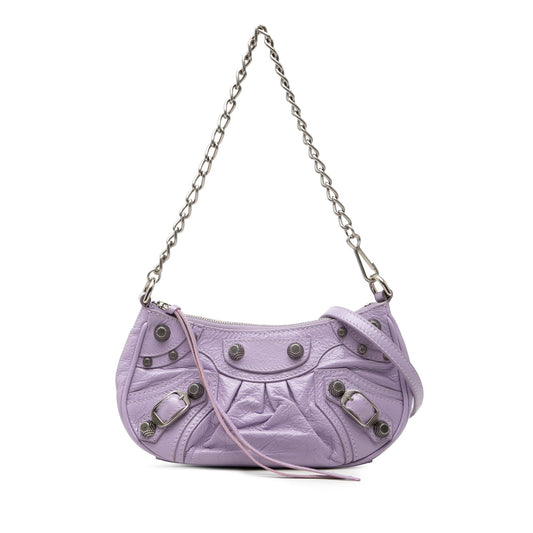 Balenciaga Mini Embossed Leather Motocross Le Cagole