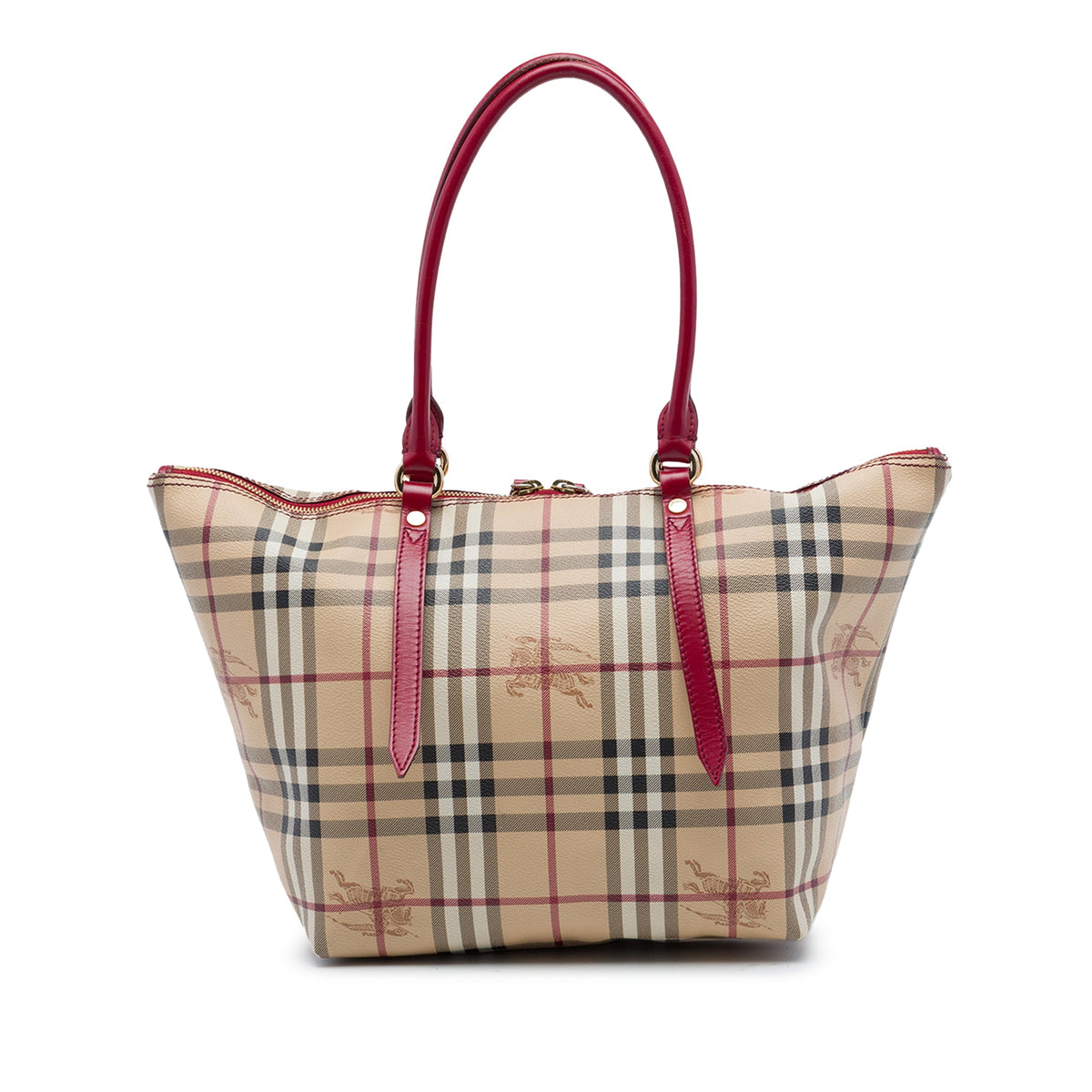 Burberry Small Haymarket Check Coated Canvas Salisbury Tote