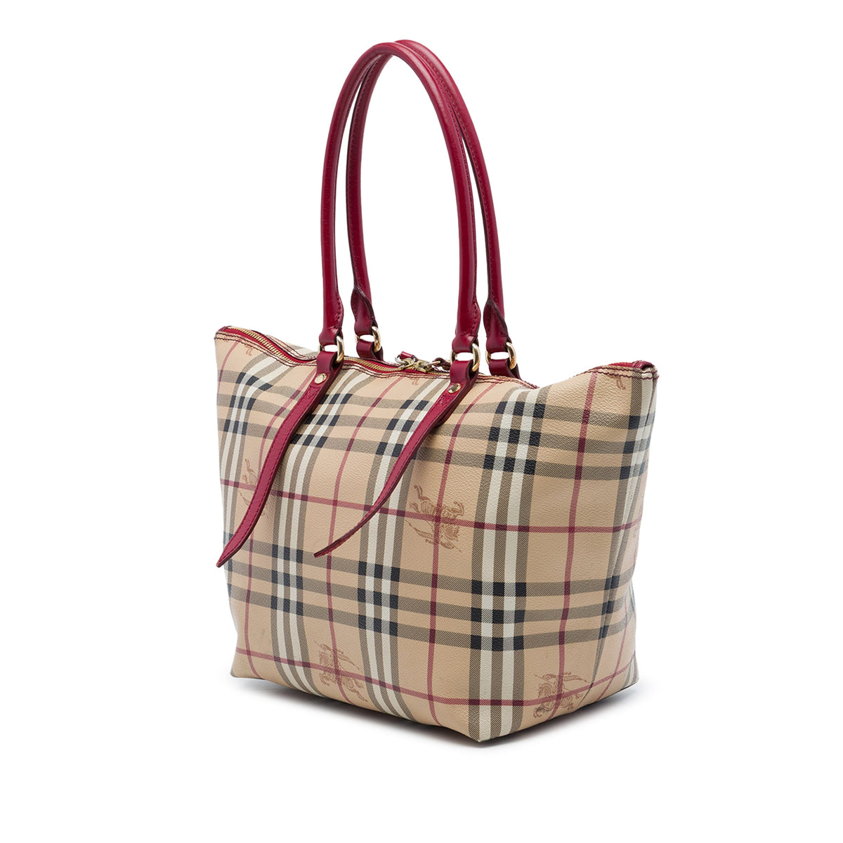 Burberry Small Haymarket Check Coated Canvas Salisbury Tote