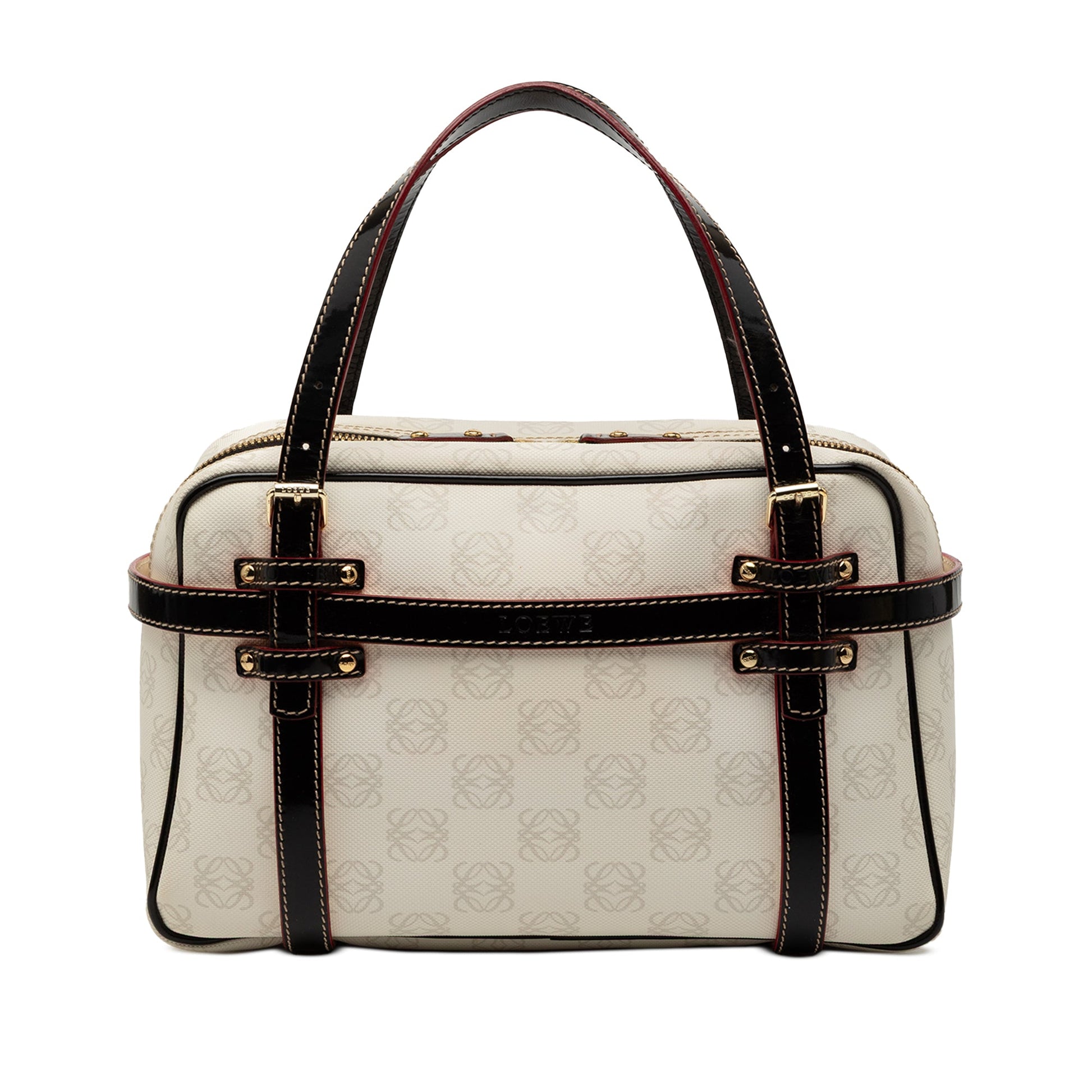 LOEWE Anagram Coated Canvas Handbag