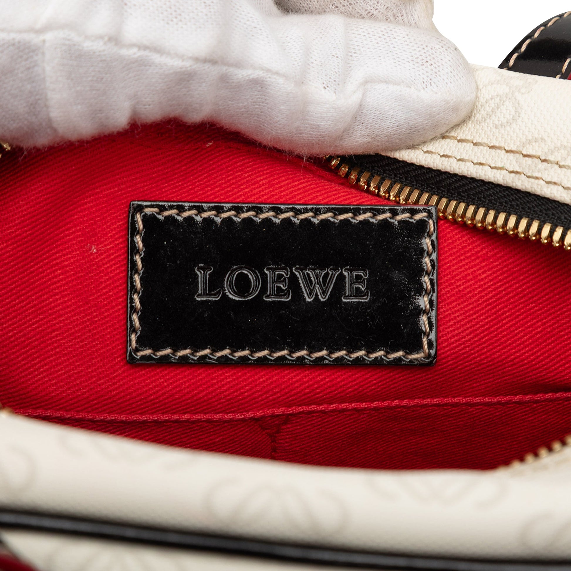 LOEWE Anagram Coated Canvas Handbag