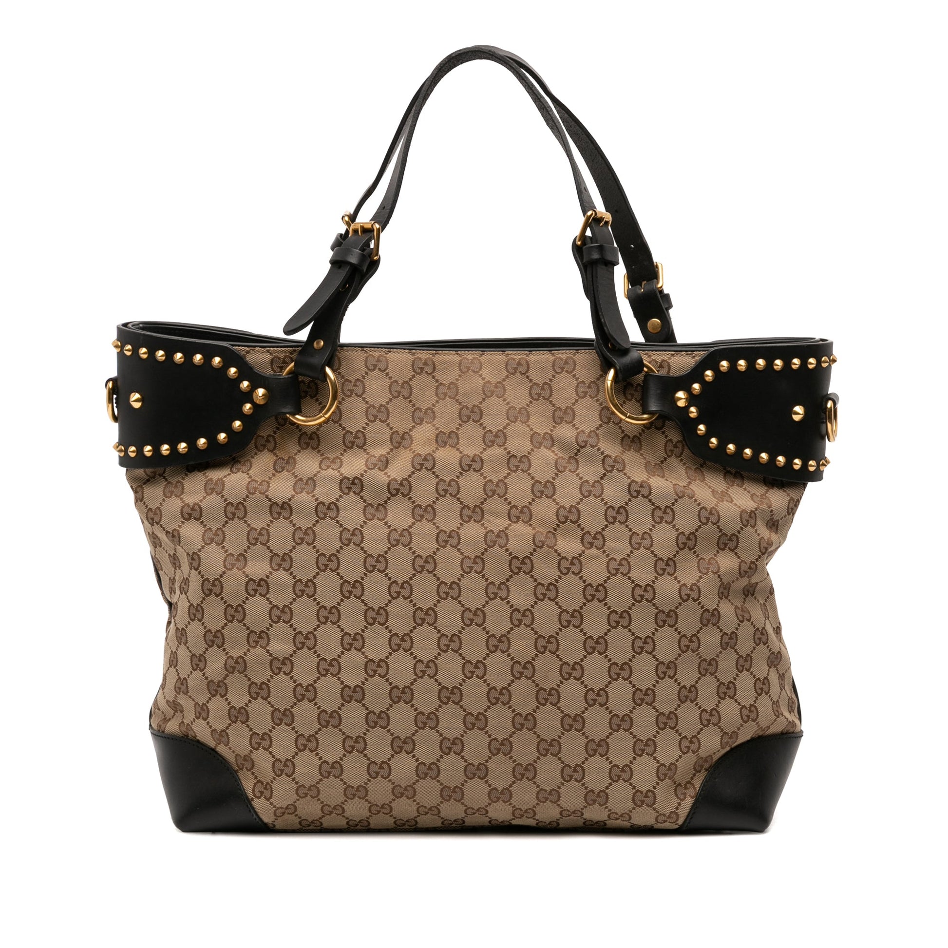Gucci GG Canvas Patti Stud Tote