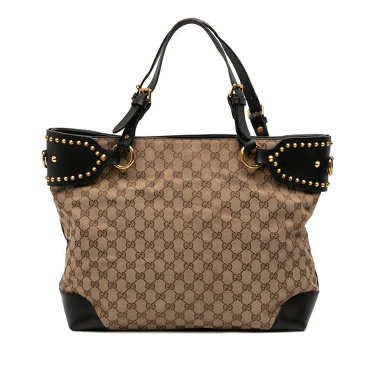 Gucci GG Canvas Patti Stud Tote