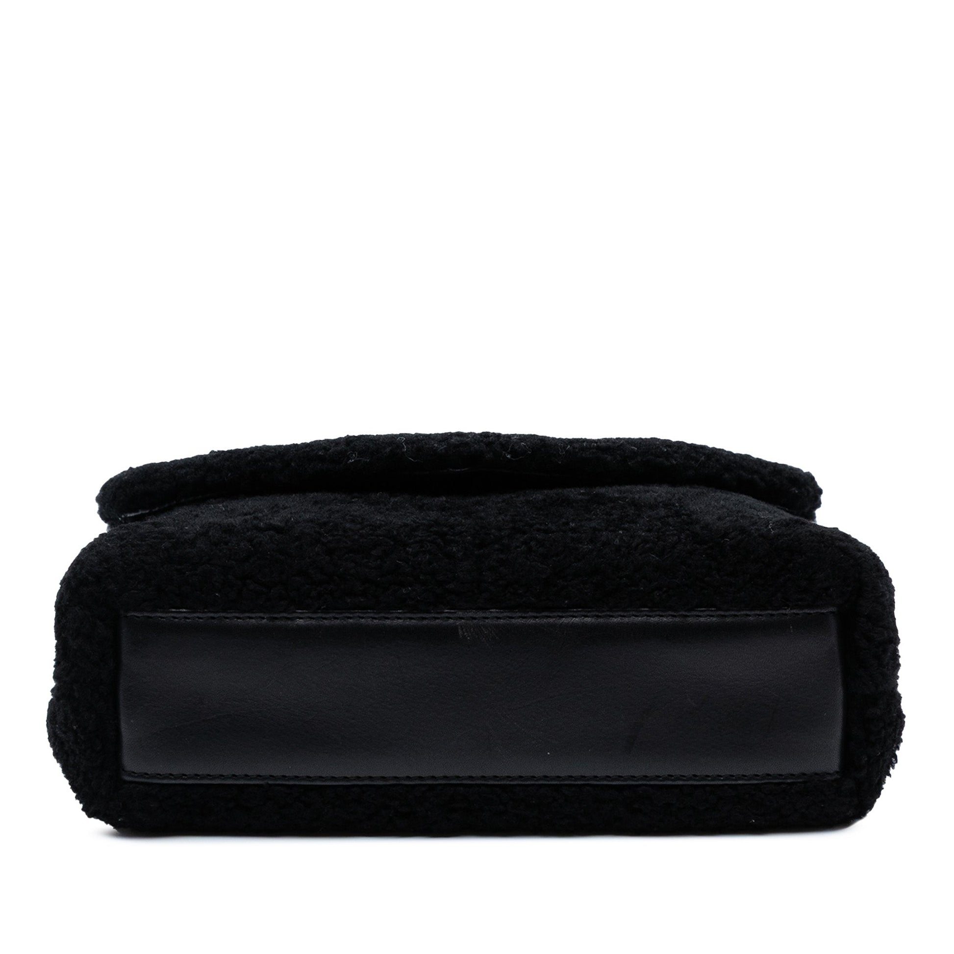 Saint Laurent Toy Shearling Monogram LouLou Crossbody