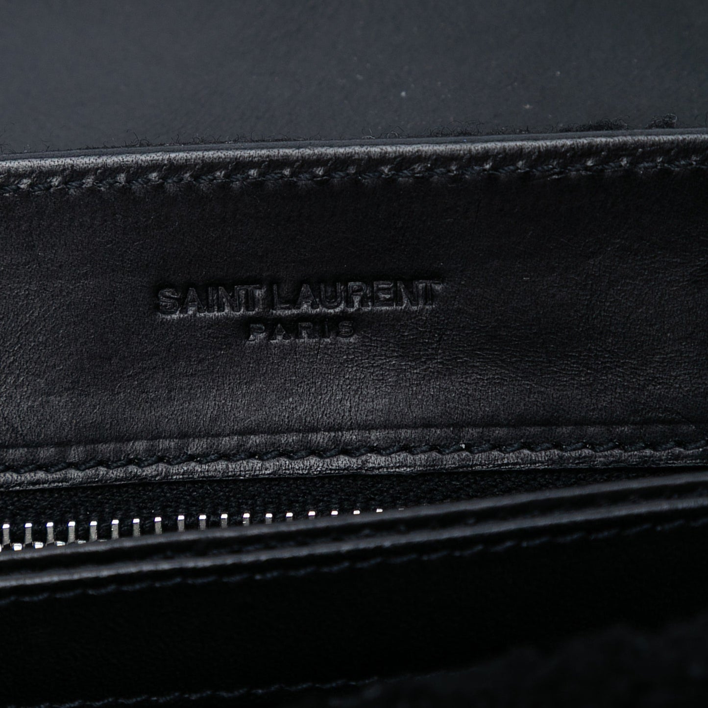 Saint Laurent Toy Shearling Monogram LouLou Crossbody