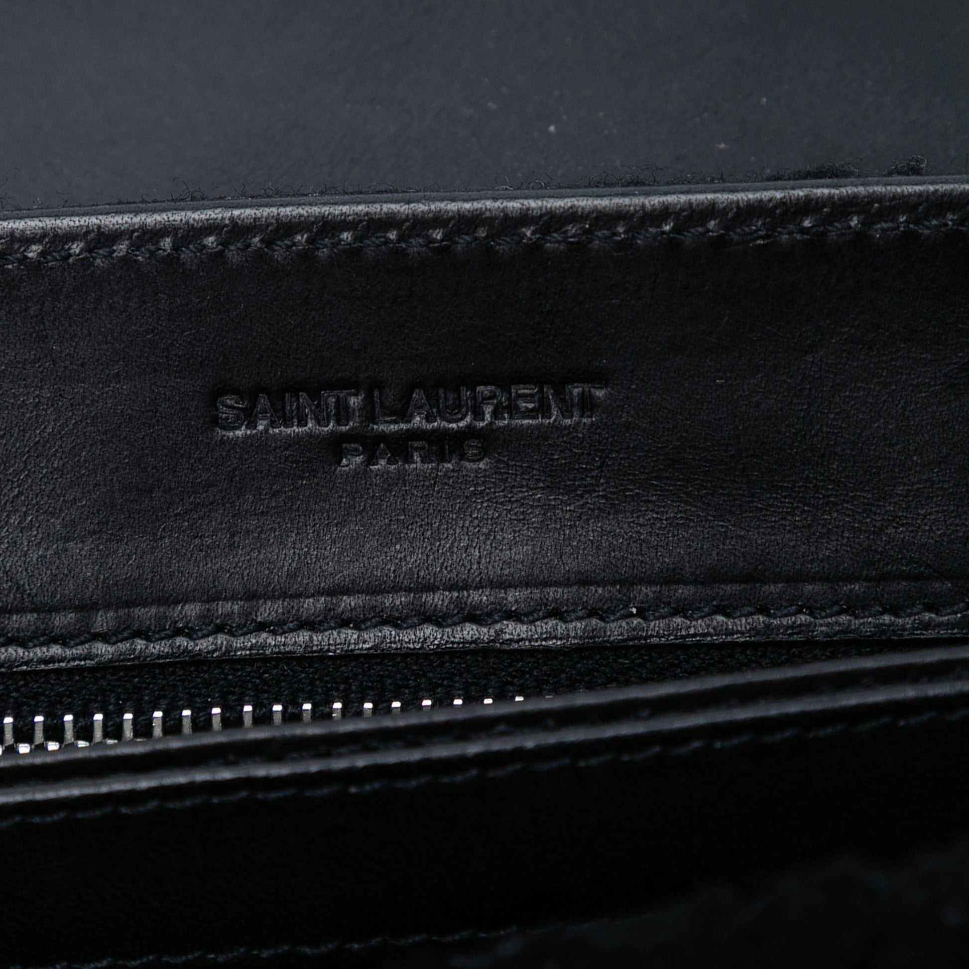Saint Laurent Toy Shearling Monogram LouLou Crossbody
