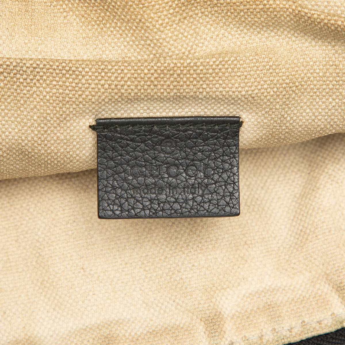 Gucci Leather Logo Web Belt Bag