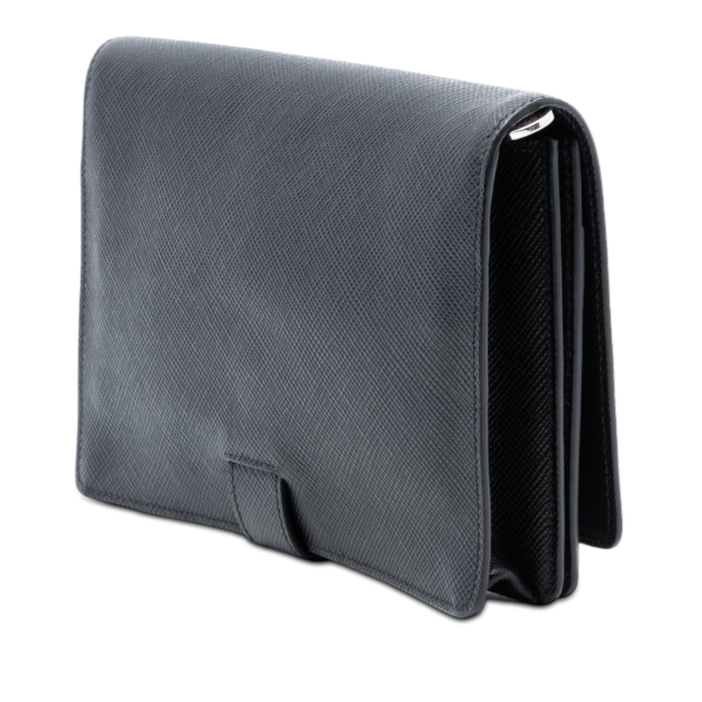 Prada Saffiano Flap Clutch