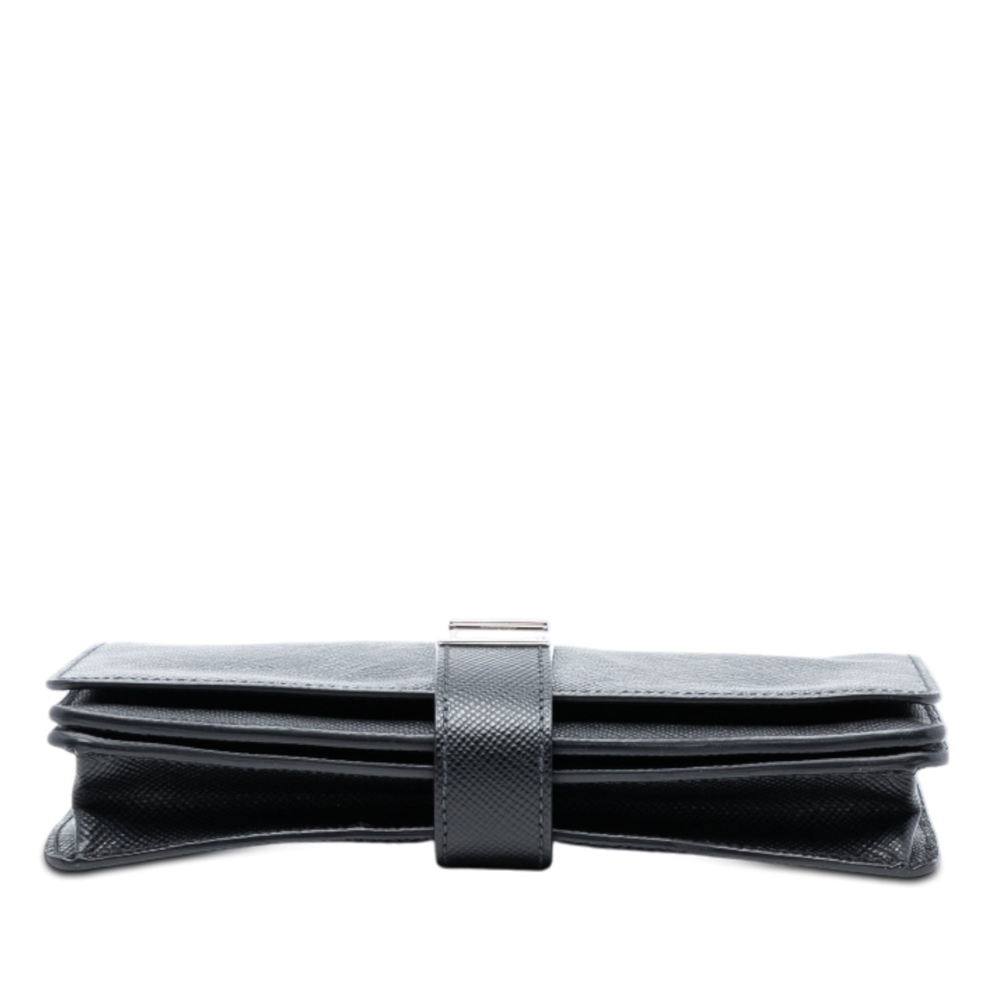 Prada Saffiano Flap Clutch