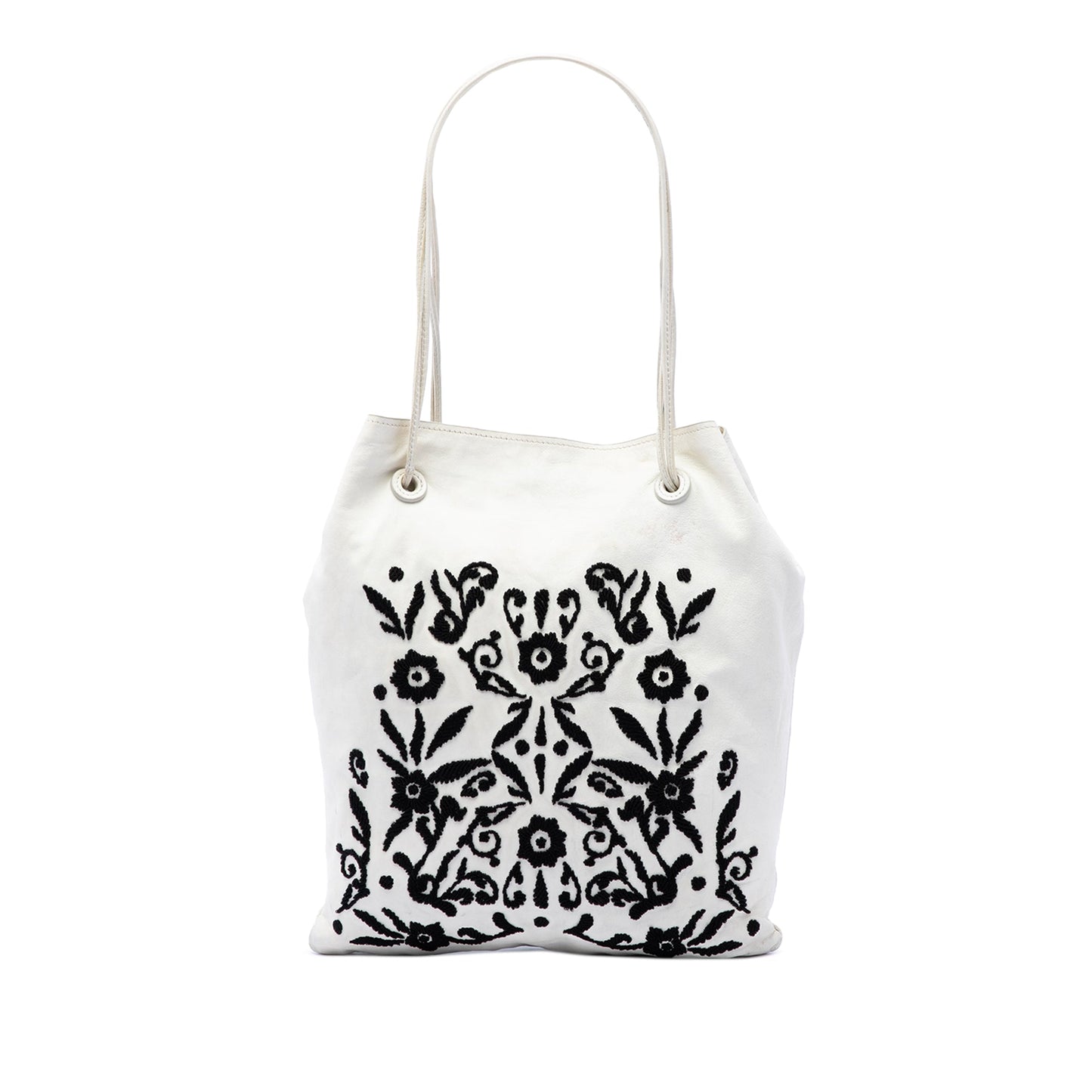 Prada Nappa Ricamo Tote