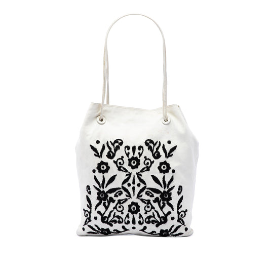 Prada Nappa Ricamo Tote