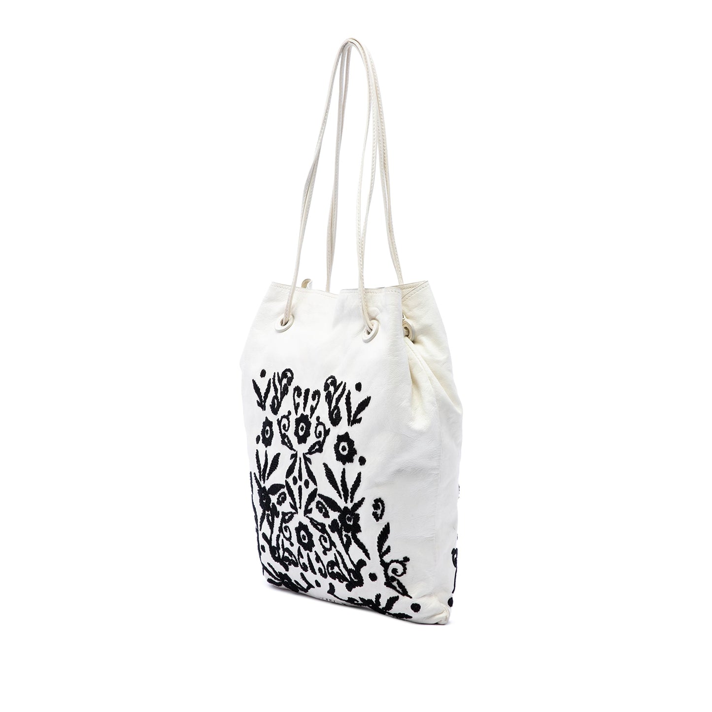 Prada Nappa Ricamo Tote