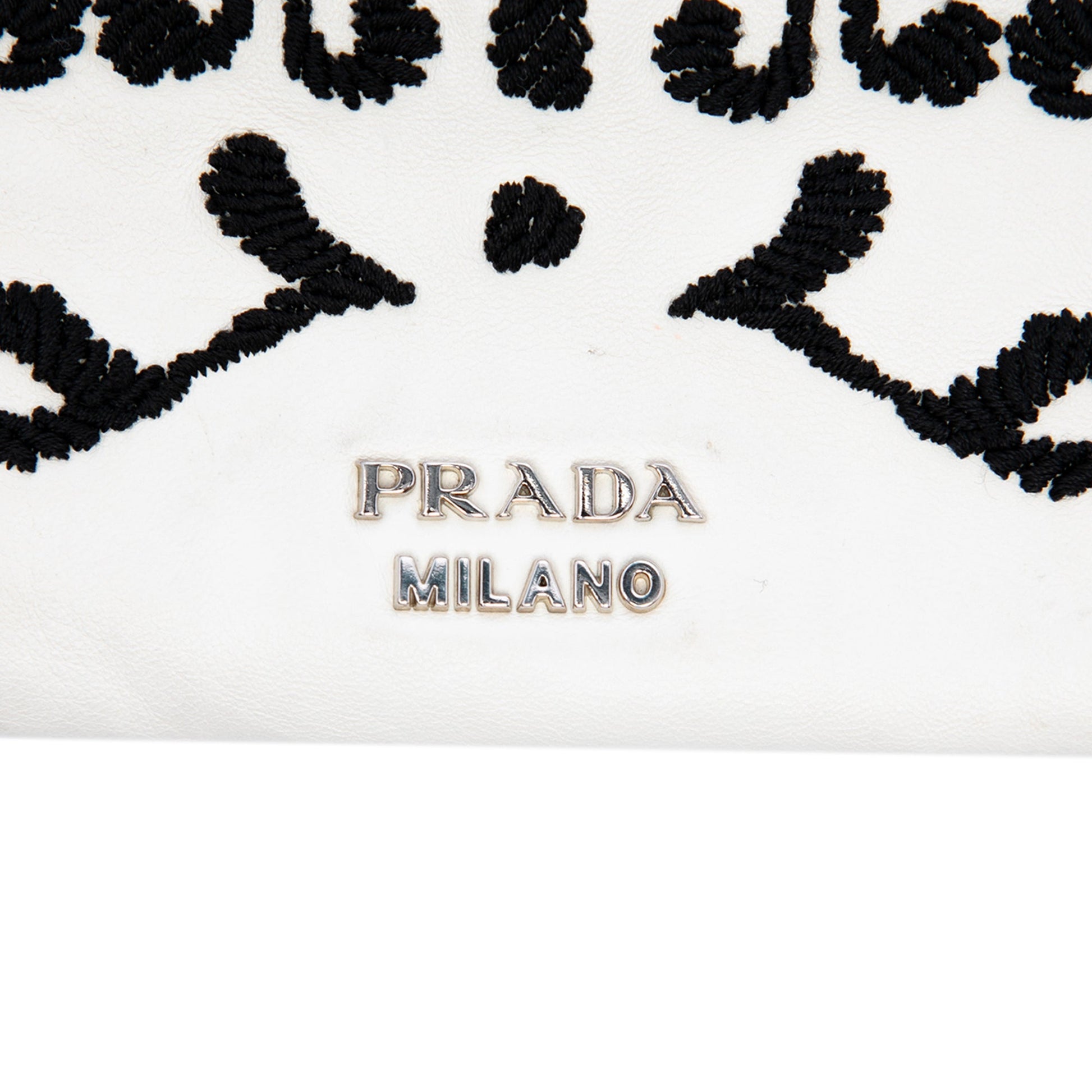 Prada Nappa Ricamo Tote