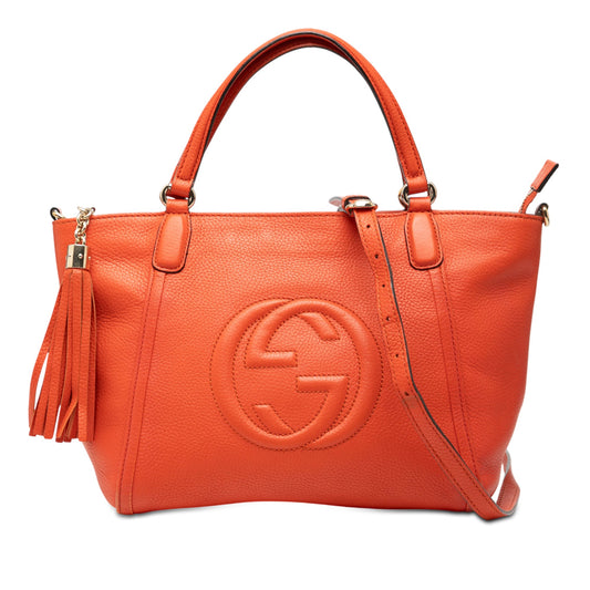 Gucci Small Leather Soho Cellarius Satchel