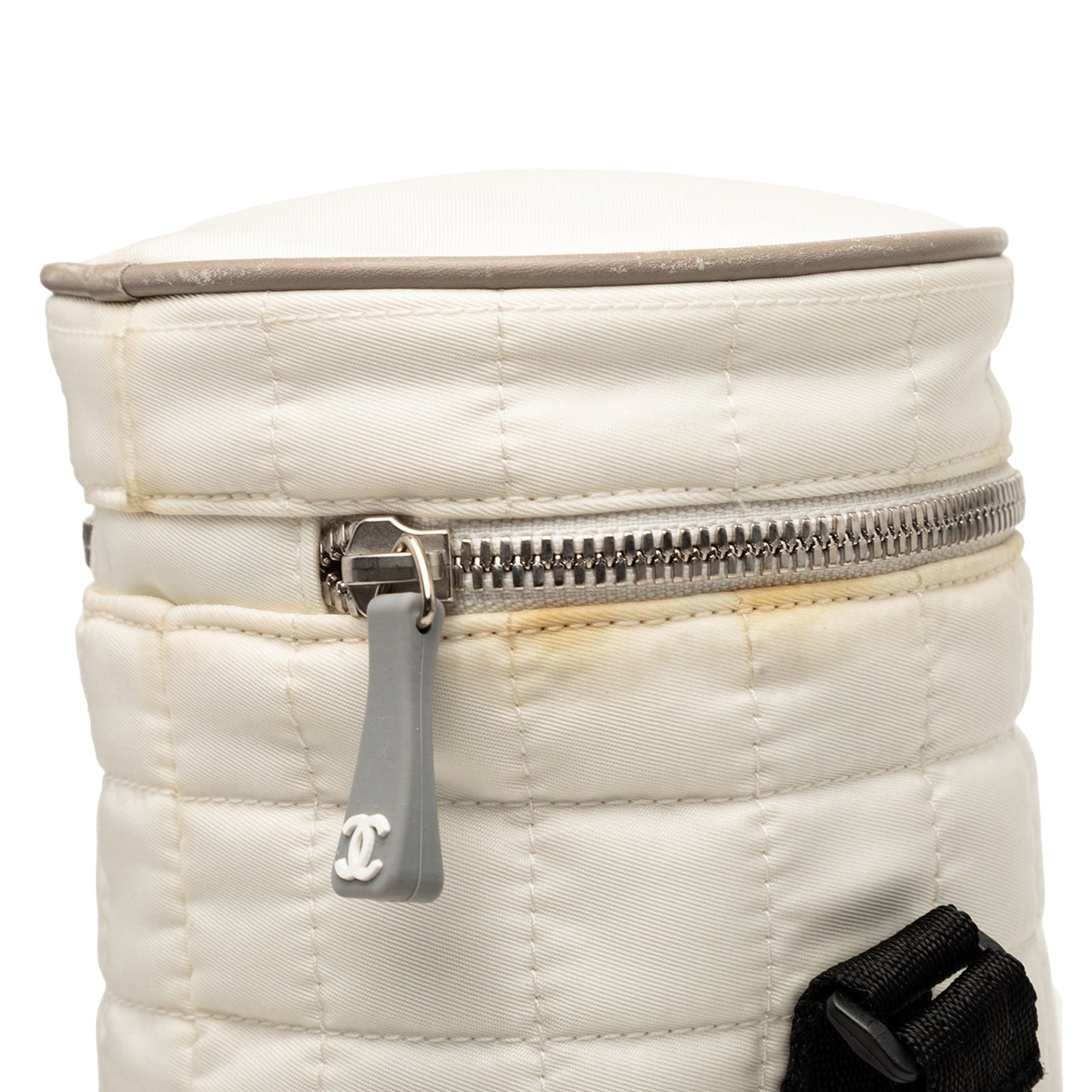 Chanel Quilted Sport Line Bottle Holder Crossbody