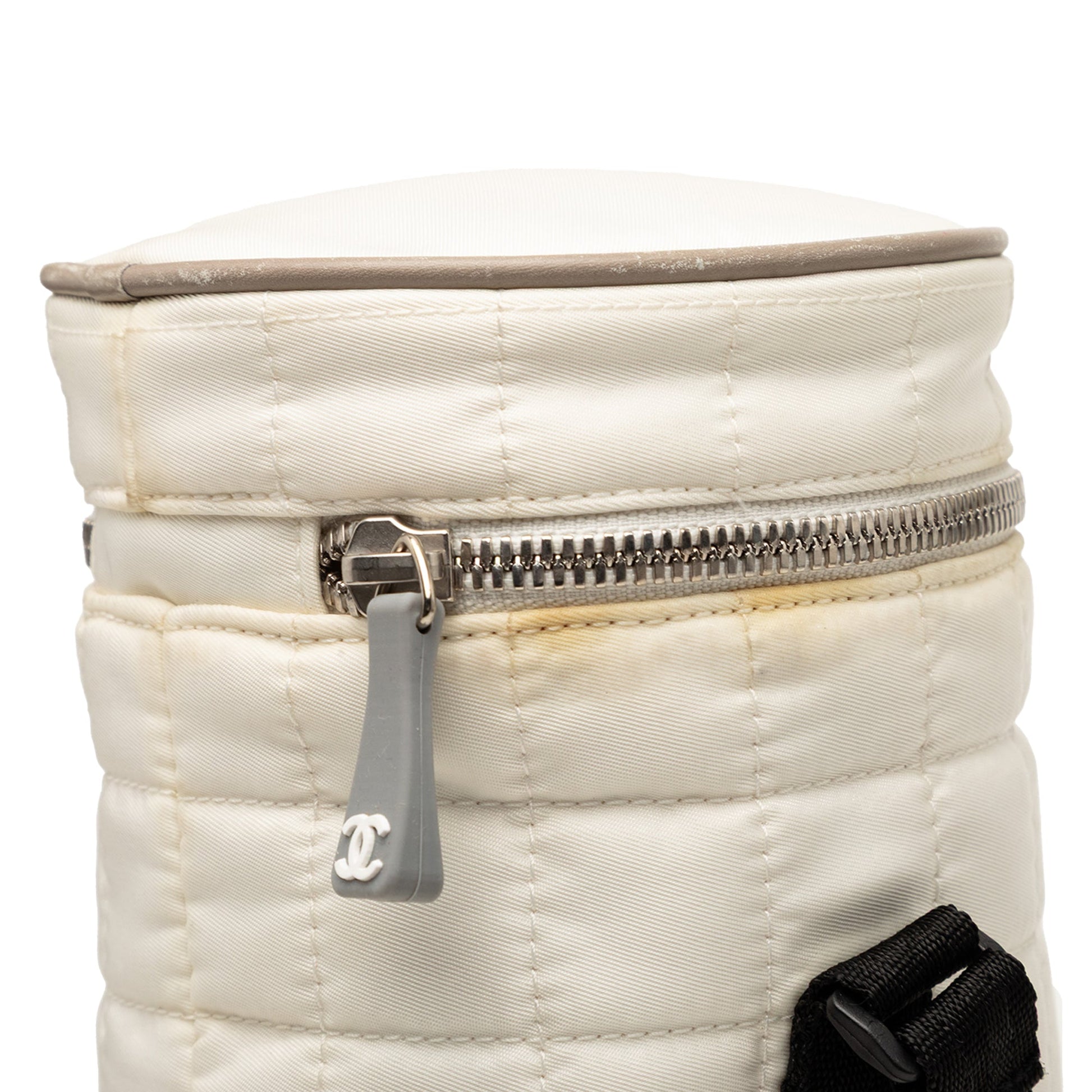 Chanel Quilted Sport Line Bottle Holder Crossbody
