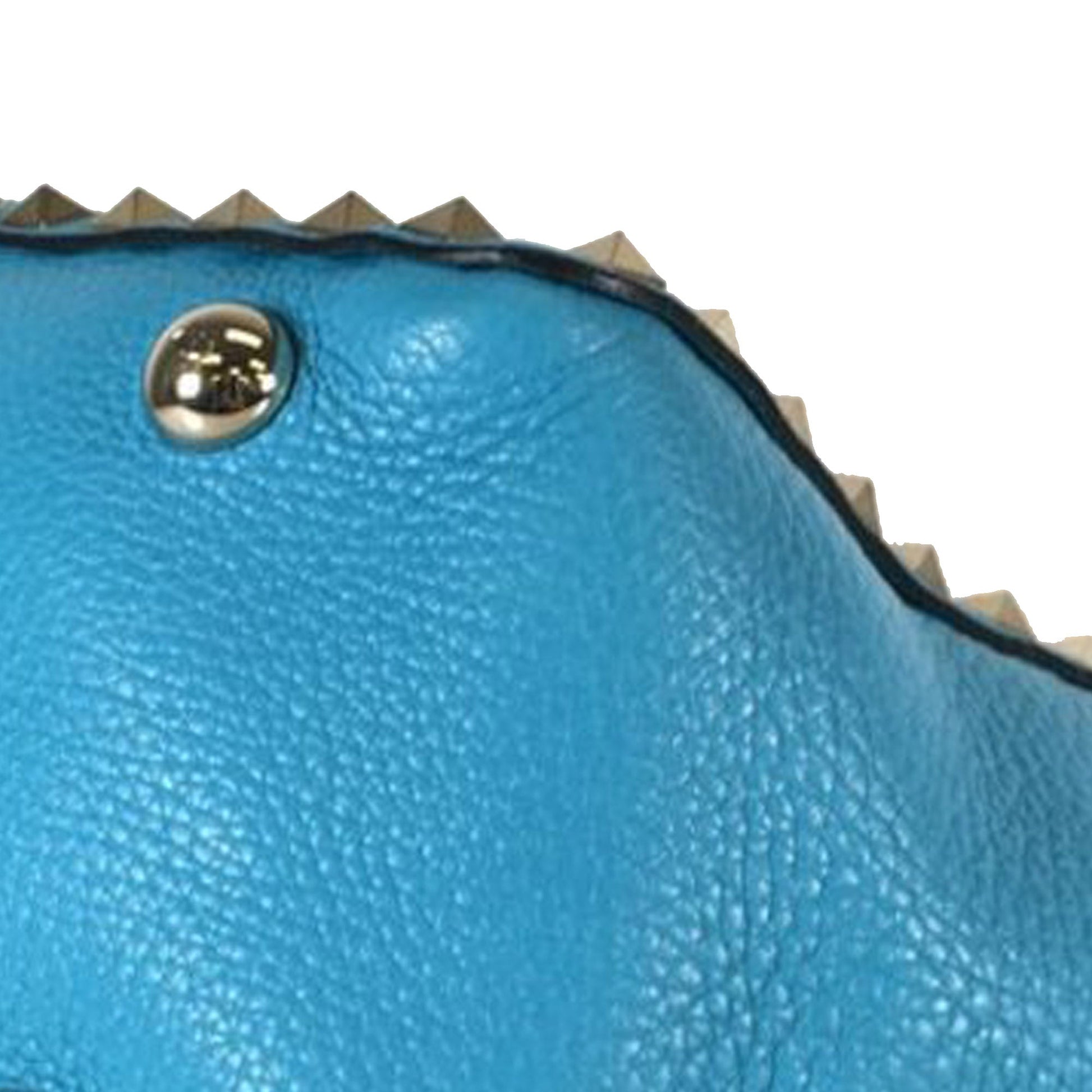 Valentino Small Grained Calfskin Rockstud Trapeze Satchel