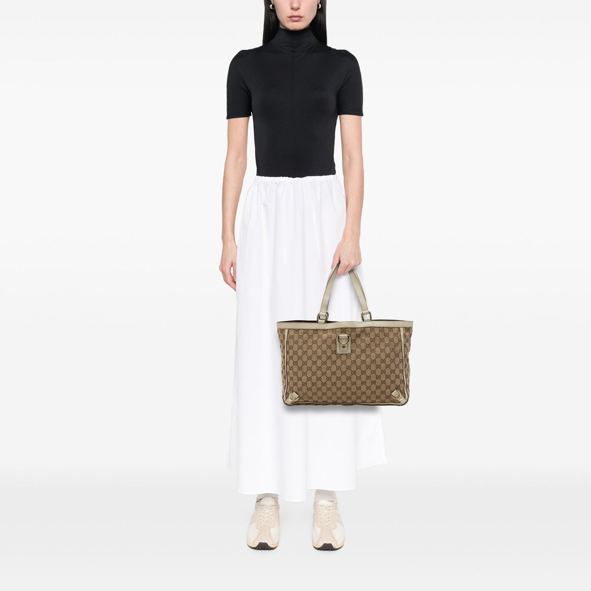 Gucci GG Canvas Abbey D Ring Tote