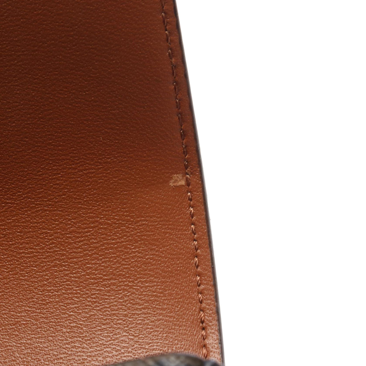 Celine Triomphe Coated Canvas Claude Chain Shoulder Bag — Brown